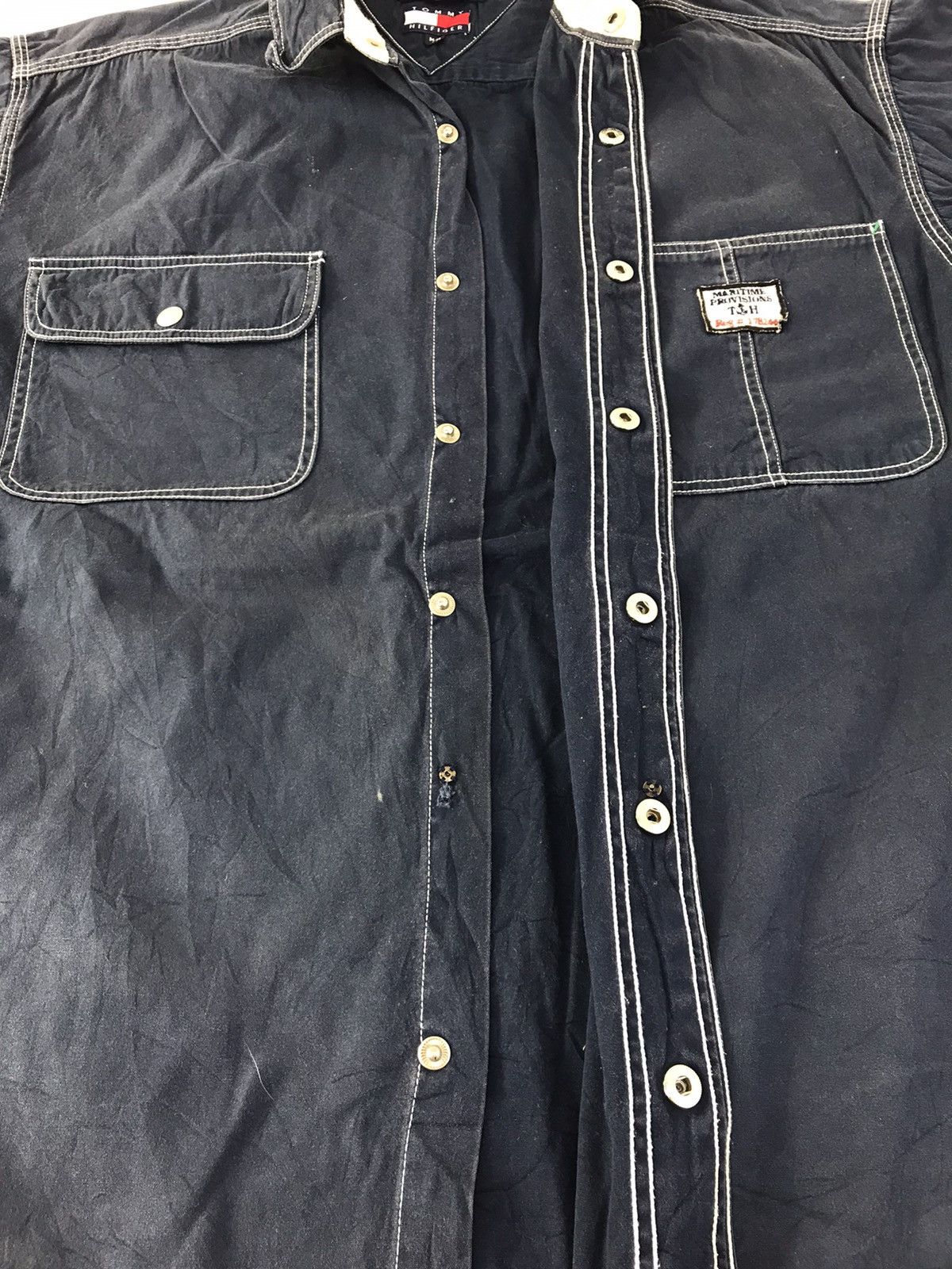 Tommy Hilfiger × Vintage Tommy Hilfiger Khakis Button Up Shirt Classic Fashion Size US M / EU 48-50 / 2 - 4 Thumbnail