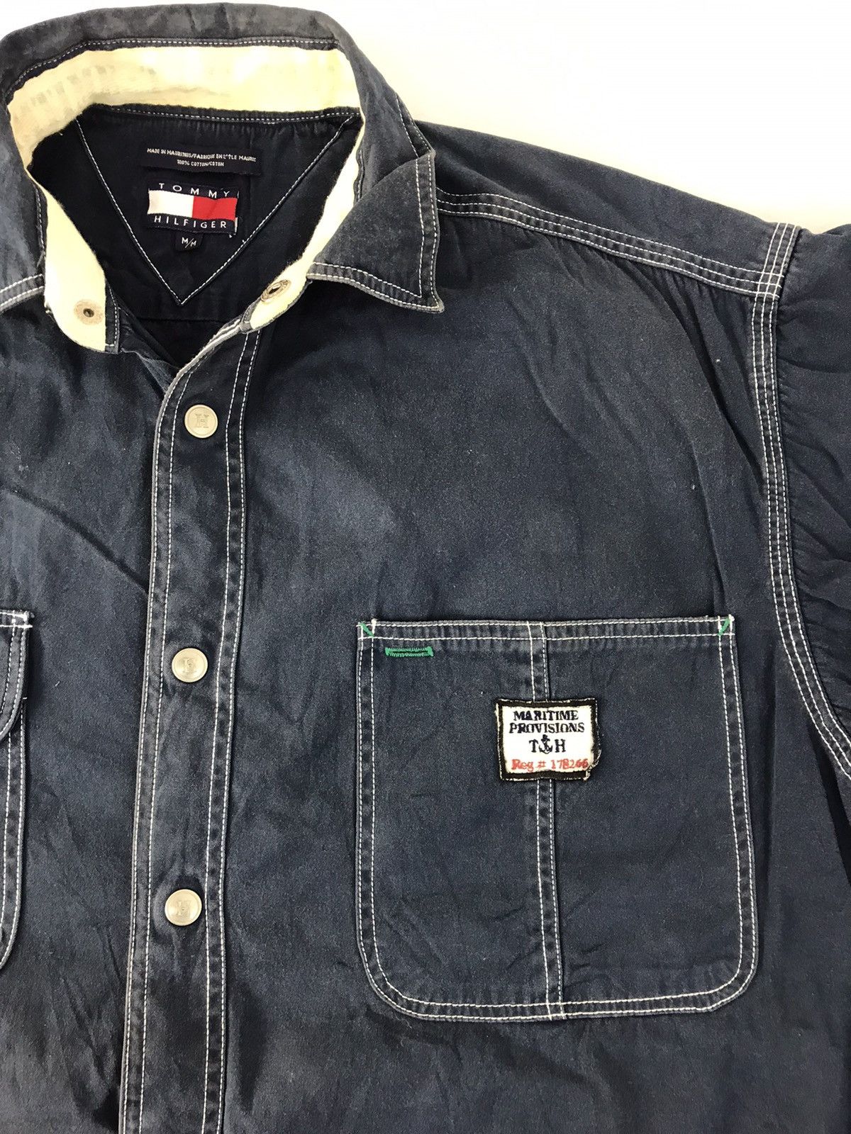 Tommy Hilfiger × Vintage Tommy Hilfiger Khakis Button Up Shirt Classic Fashion Size US M / EU 48-50 / 2 - 3 Thumbnail