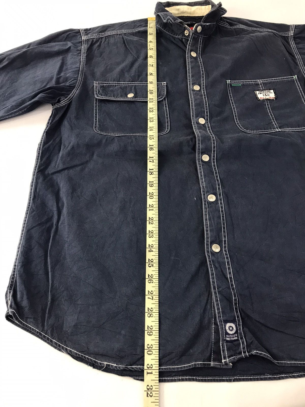 Tommy Hilfiger × Vintage Tommy Hilfiger Khakis Button Up Shirt Classic Fashion Size US M / EU 48-50 / 2 - 11 Thumbnail