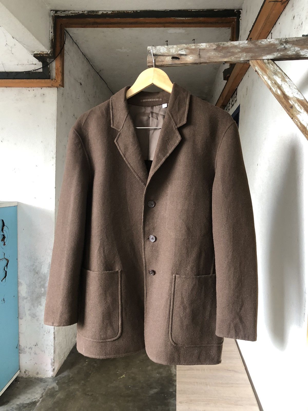 Undercover Rare❗️Uniqlo x Undercover Wool Button Jacket Brown Size US M / EU 48-50 / 2 - 12 Thumbnail