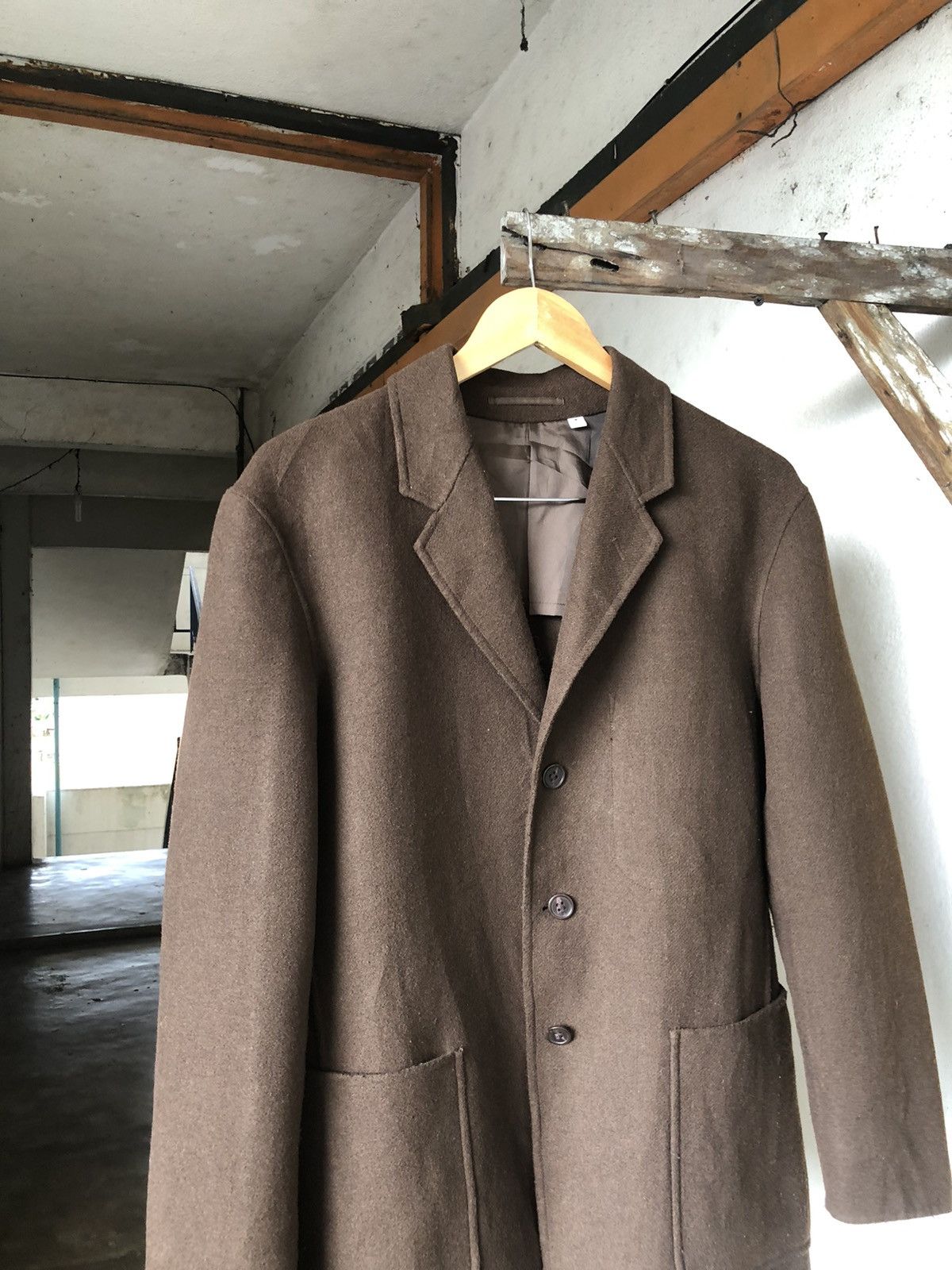 Undercover Rare❗️Uniqlo x Undercover Wool Button Jacket Brown Size US M / EU 48-50 / 2 - 9 Thumbnail