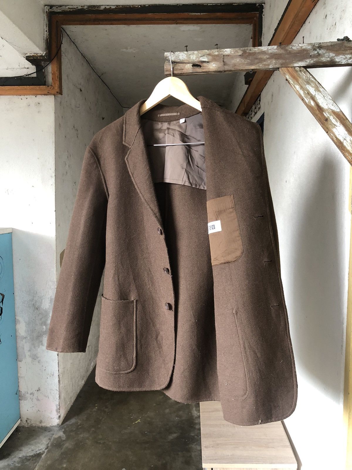 Undercover Rare❗️Uniqlo x Undercover Wool Button Jacket Brown Size US M / EU 48-50 / 2 - 6 Thumbnail