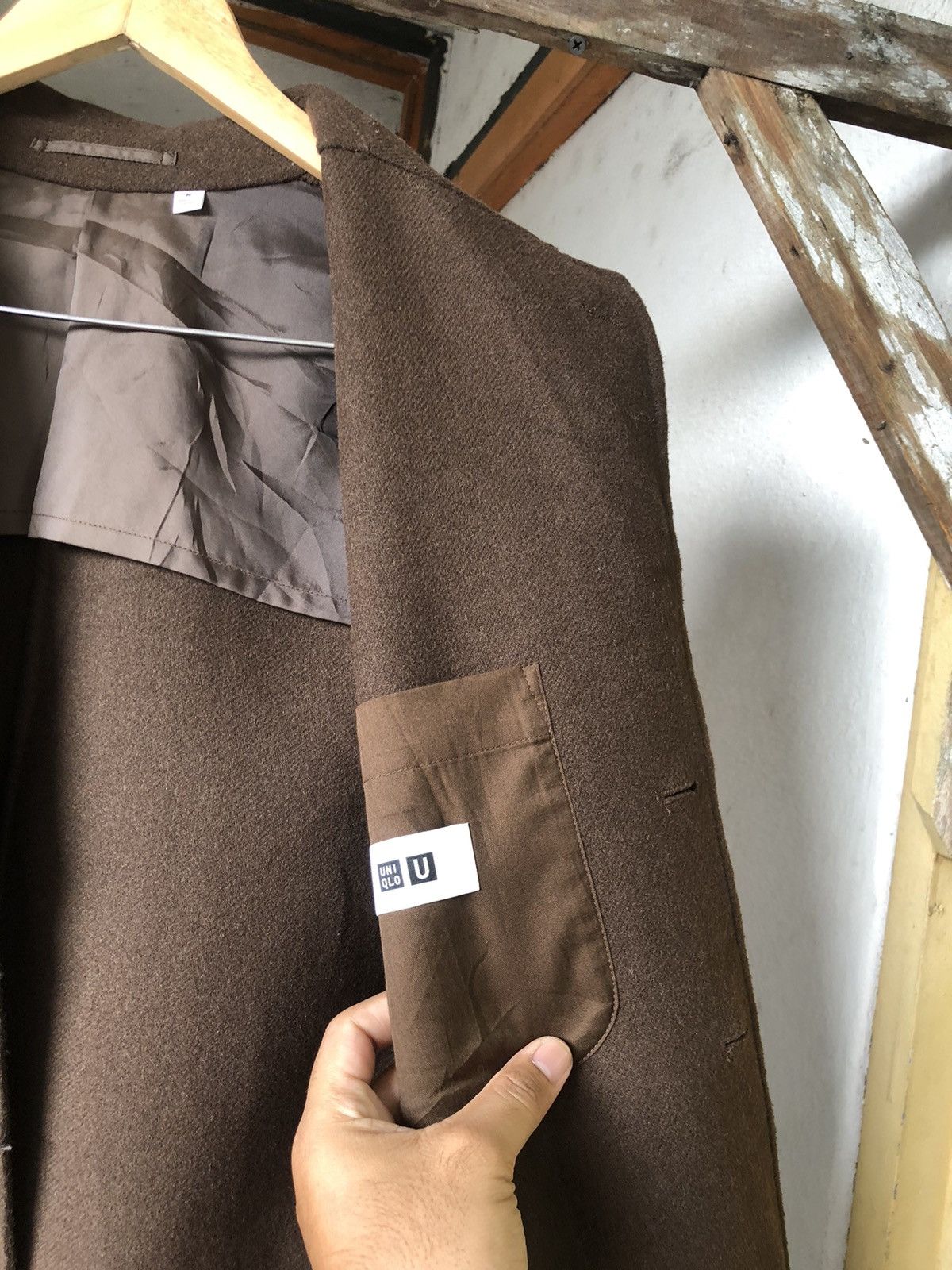 Undercover Rare❗️Uniqlo x Undercover Wool Button Jacket Brown Size US M / EU 48-50 / 2 - 15 Thumbnail