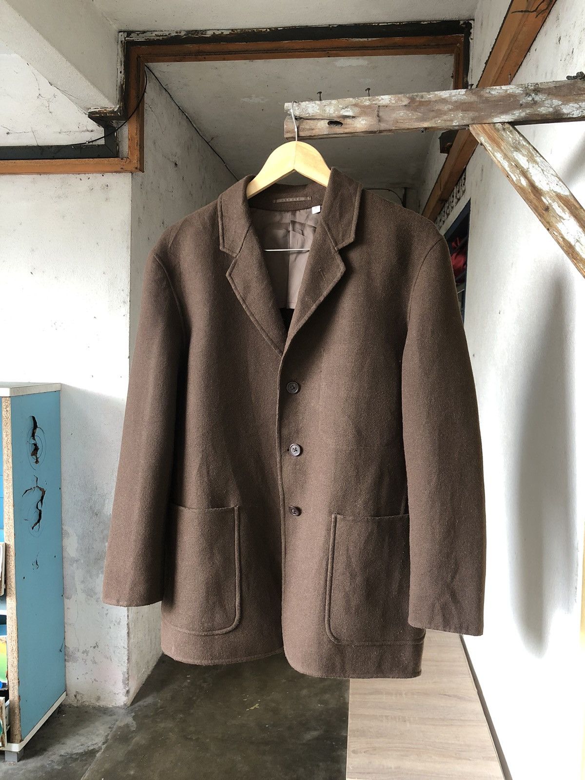 Undercover Rare❗️Uniqlo x Undercover Wool Button Jacket Brown Size US M / EU 48-50 / 2 - 11 Thumbnail