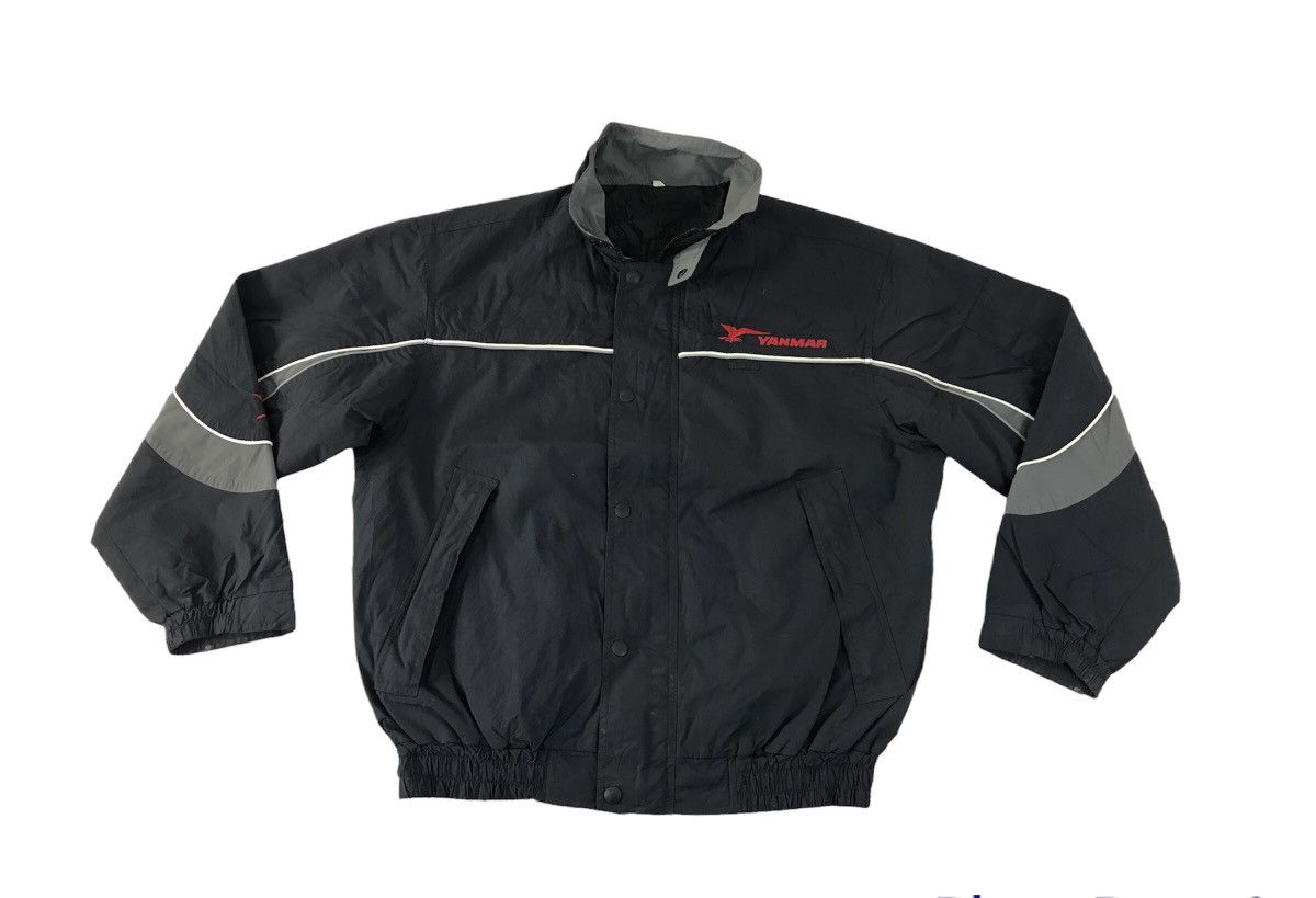 Japanese Brand × Vintage Yanmar Quilted Jacket Zipper Snap Button Size US XL / EU 56 / 4 - 1 Thumbnail