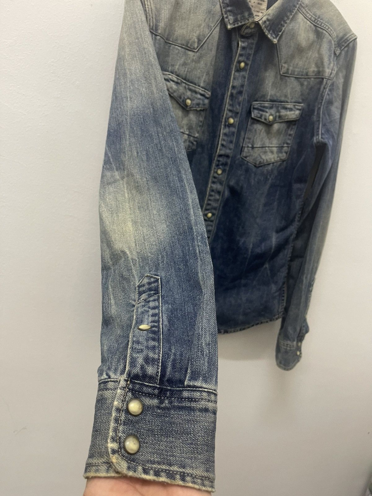Allsaints Rare ALLSAINTS Spitalfields Denim Jeans Snap Button Size US XS / EU 42 / 0 - 3 Thumbnail
