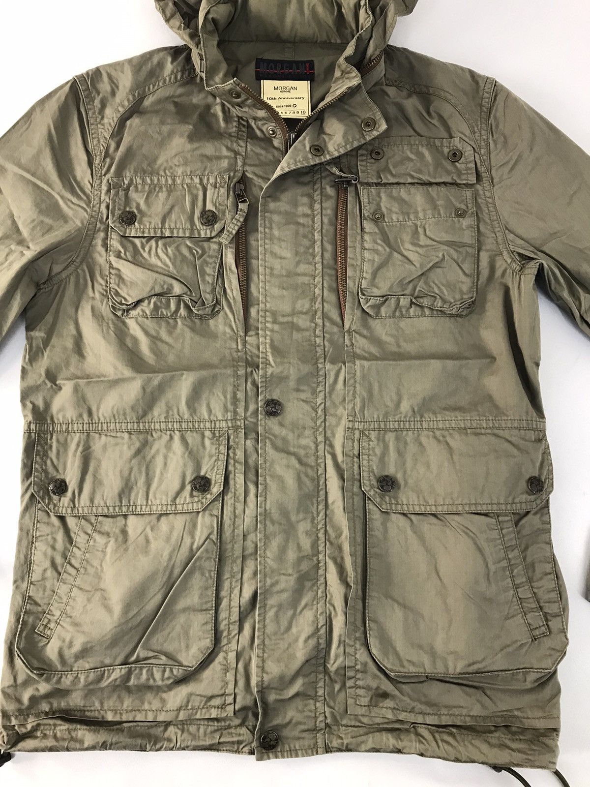 Morgan Homme Morgan De Toi Homme Hoodies Jacket Multipocket K2255J Size L / US 10 / IT 46 - 3 Thumbnail