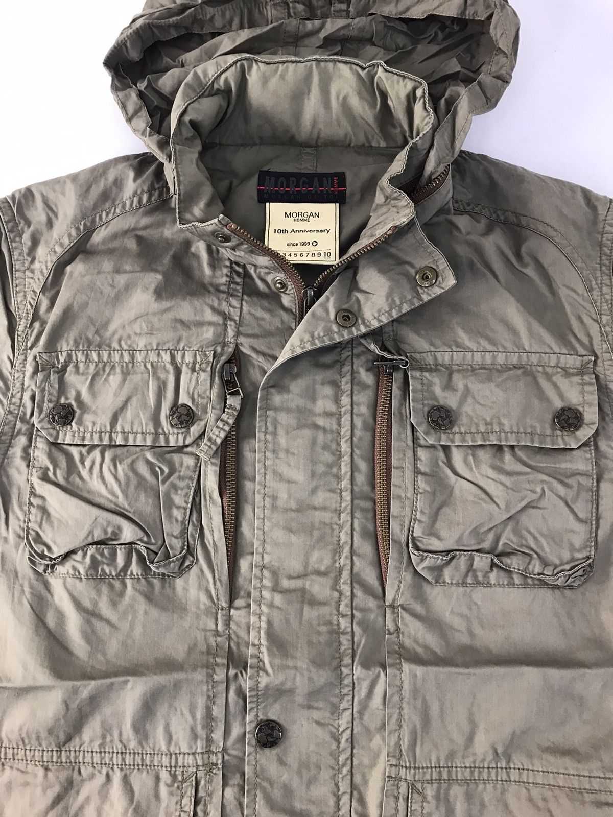 Morgan Homme Morgan De Toi Homme Hoodies Jacket Multipocket K2255J Size L / US 10 / IT 46 - 4 Thumbnail
