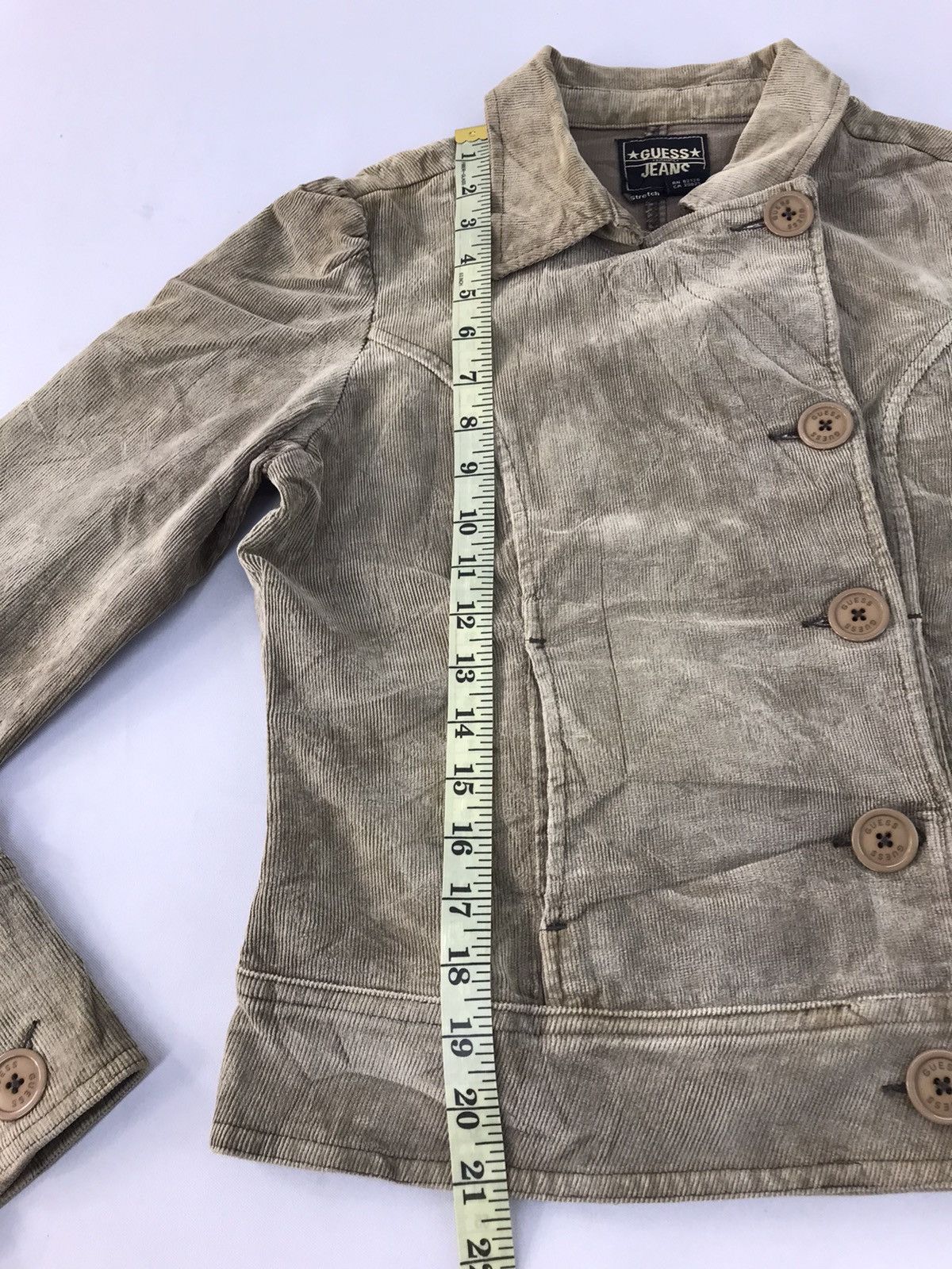 Guess × Vintage Guess USA Corduroy Wool Button Down Side Breast Denim Style Size US S / EU 44-46 / 1 - 12 Thumbnail