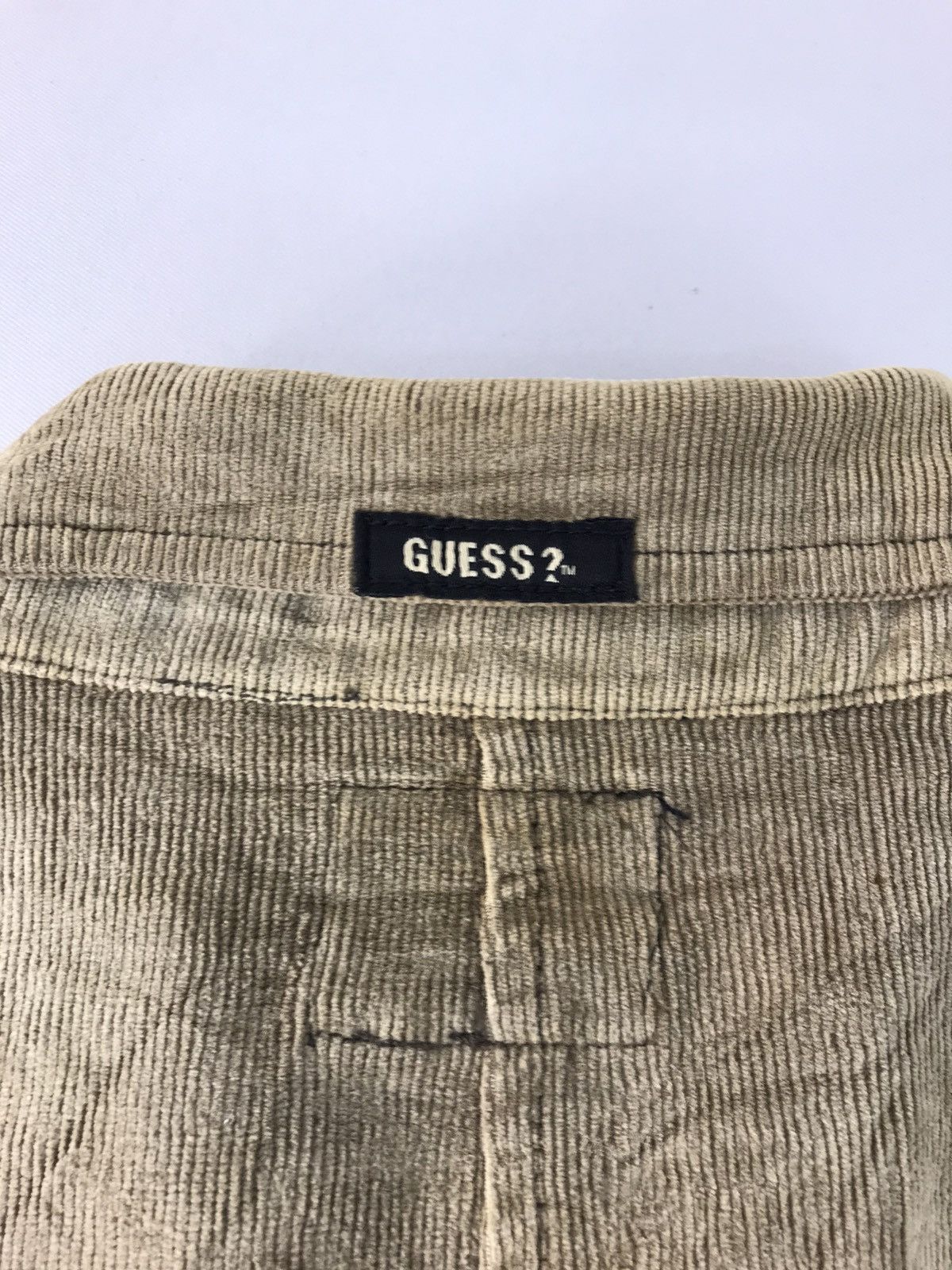 Guess × Vintage Guess USA Corduroy Wool Button Down Side Breast Denim Style Size US S / EU 44-46 / 1 - 10 Thumbnail
