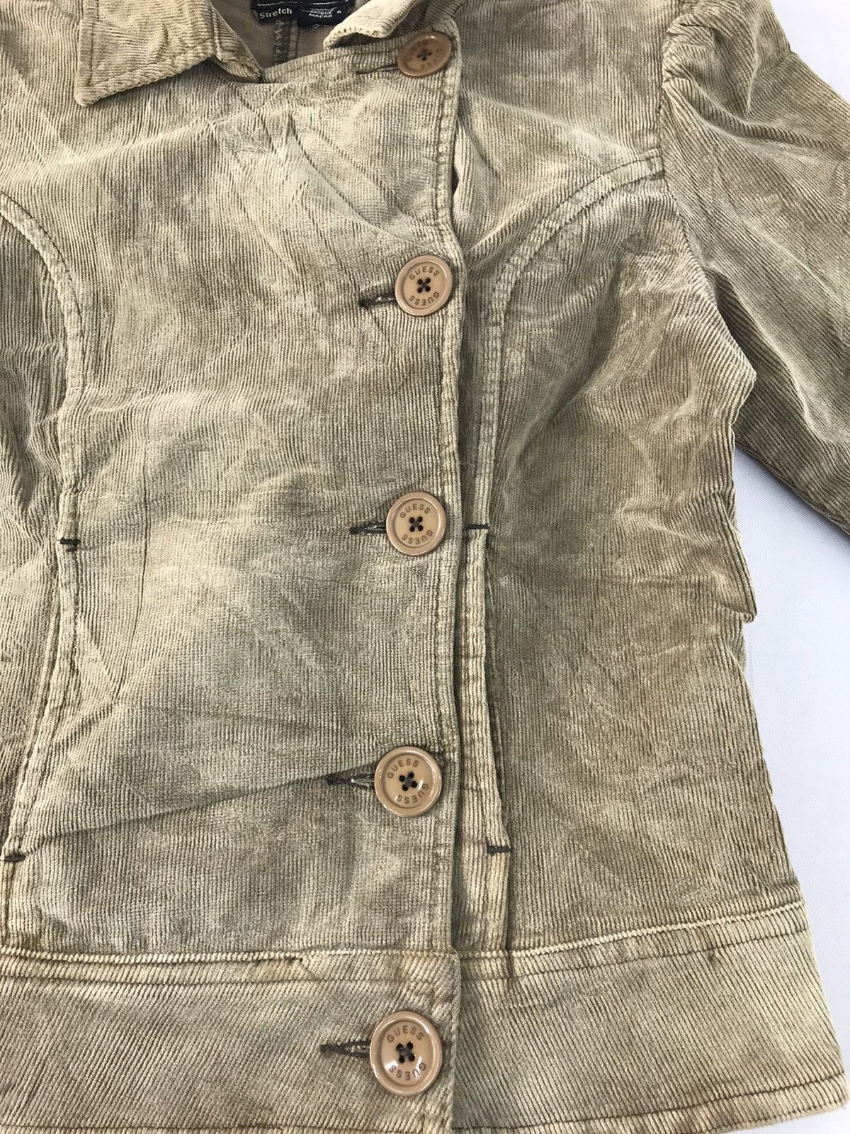 Guess × Vintage Guess USA Corduroy Wool Button Down Side Breast Denim Style Size US S / EU 44-46 / 1 - 4 Thumbnail