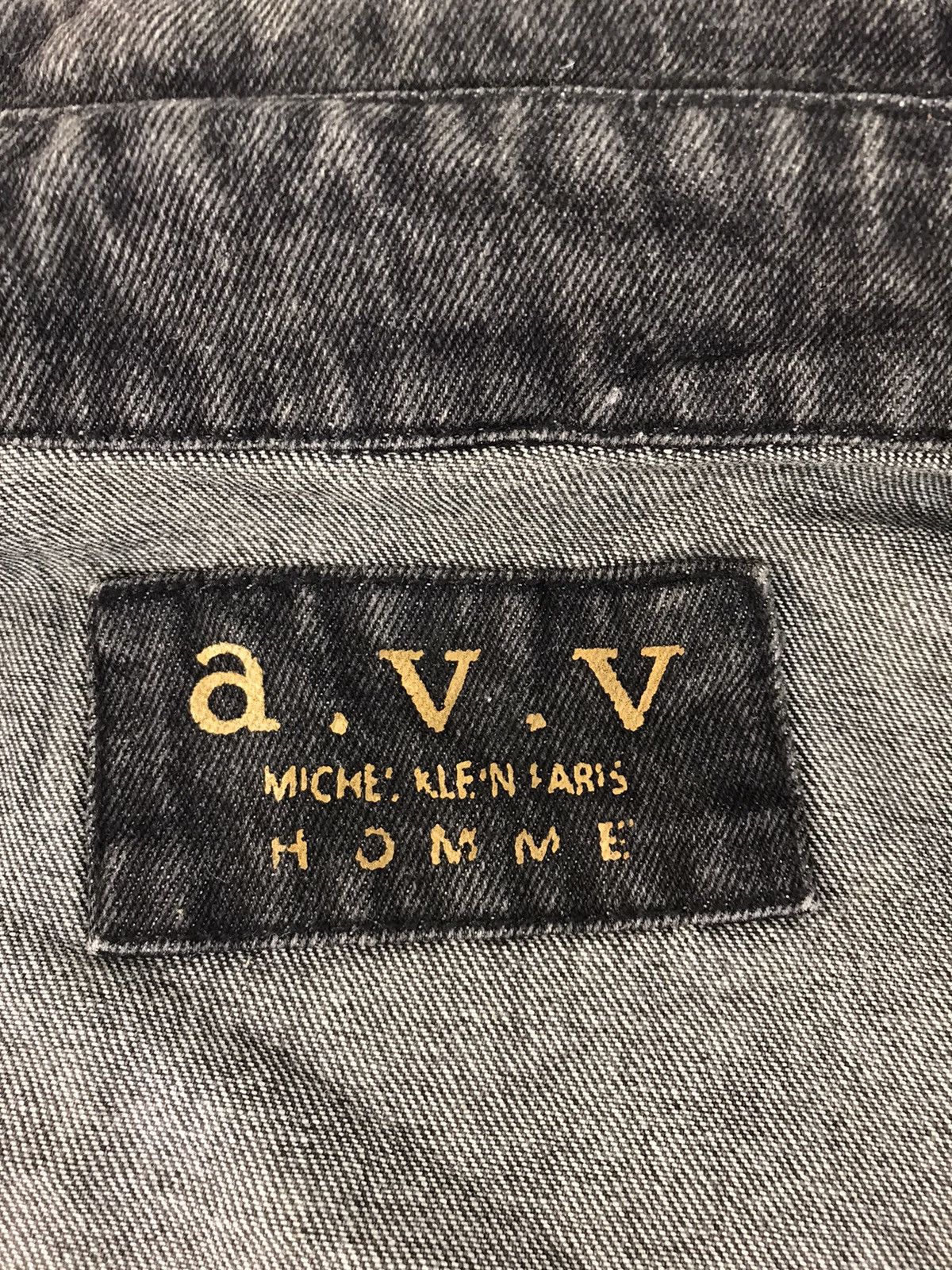 Designer × Michel Klein v.v Michel Klein Paris Homme Black Denim Style Jacket Coat Size US M / EU 48-50 / 2 - 6 Thumbnail