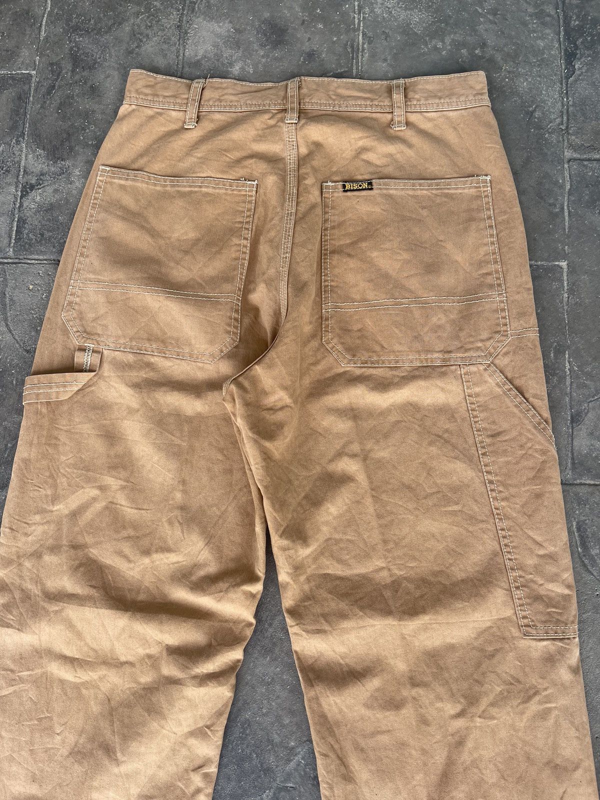 Japanese Brand JAPAN MADE Bison Carpenter Work Pant Size US 29 - 2 Thumbnail