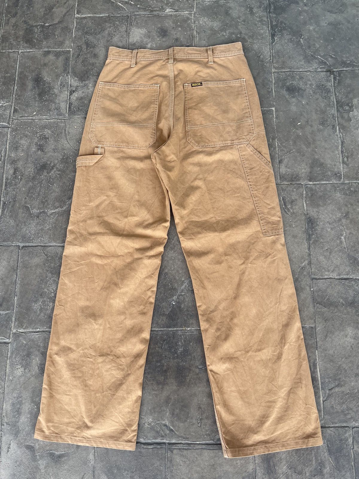 Japanese Brand JAPAN MADE Bison Carpenter Work Pant Size US 29 - 1 Thumbnail