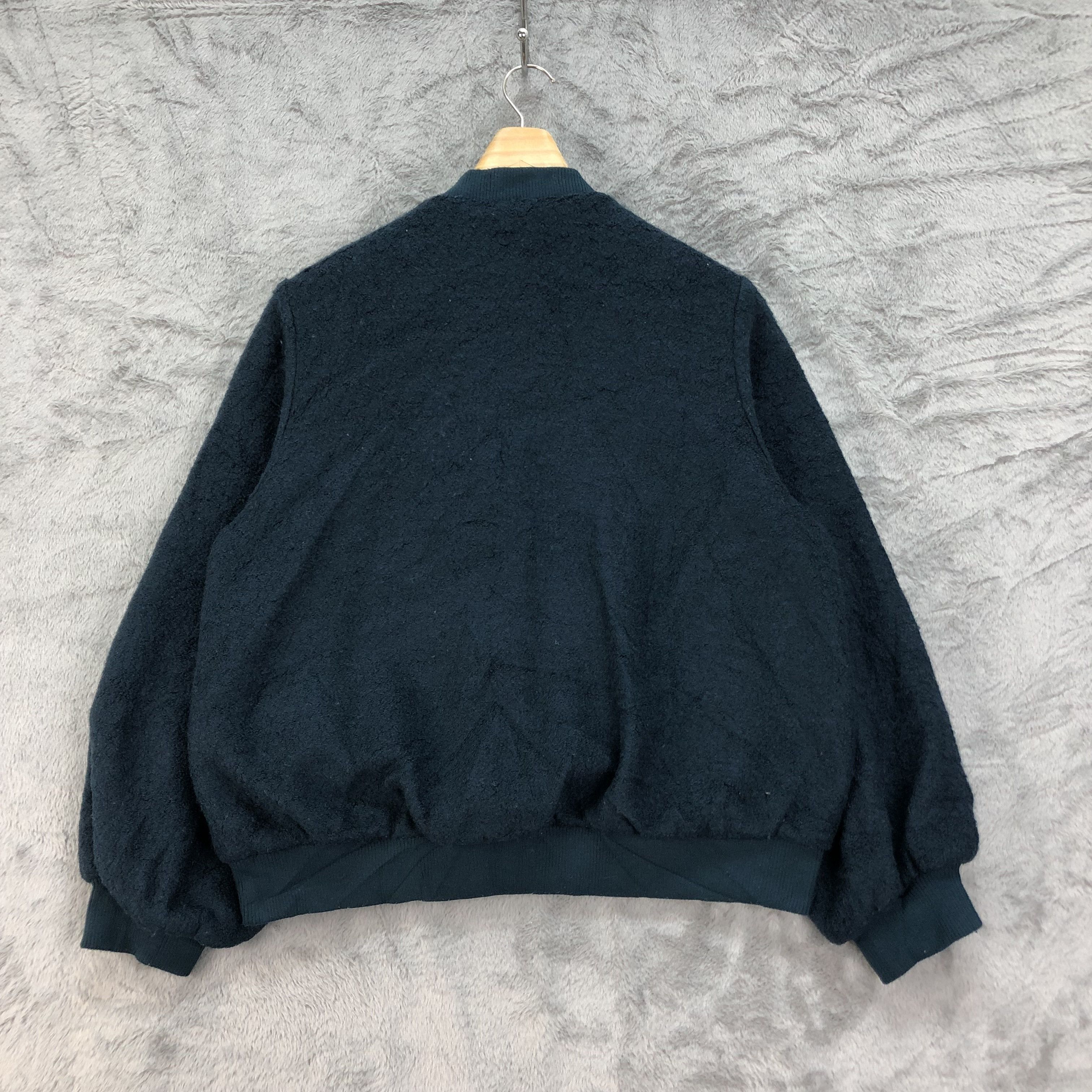 agnes b. Agnes B. Wool Bomber Jacket #4490-156 Size XS / US 0-2 / IT 36-38 - 10 Thumbnail