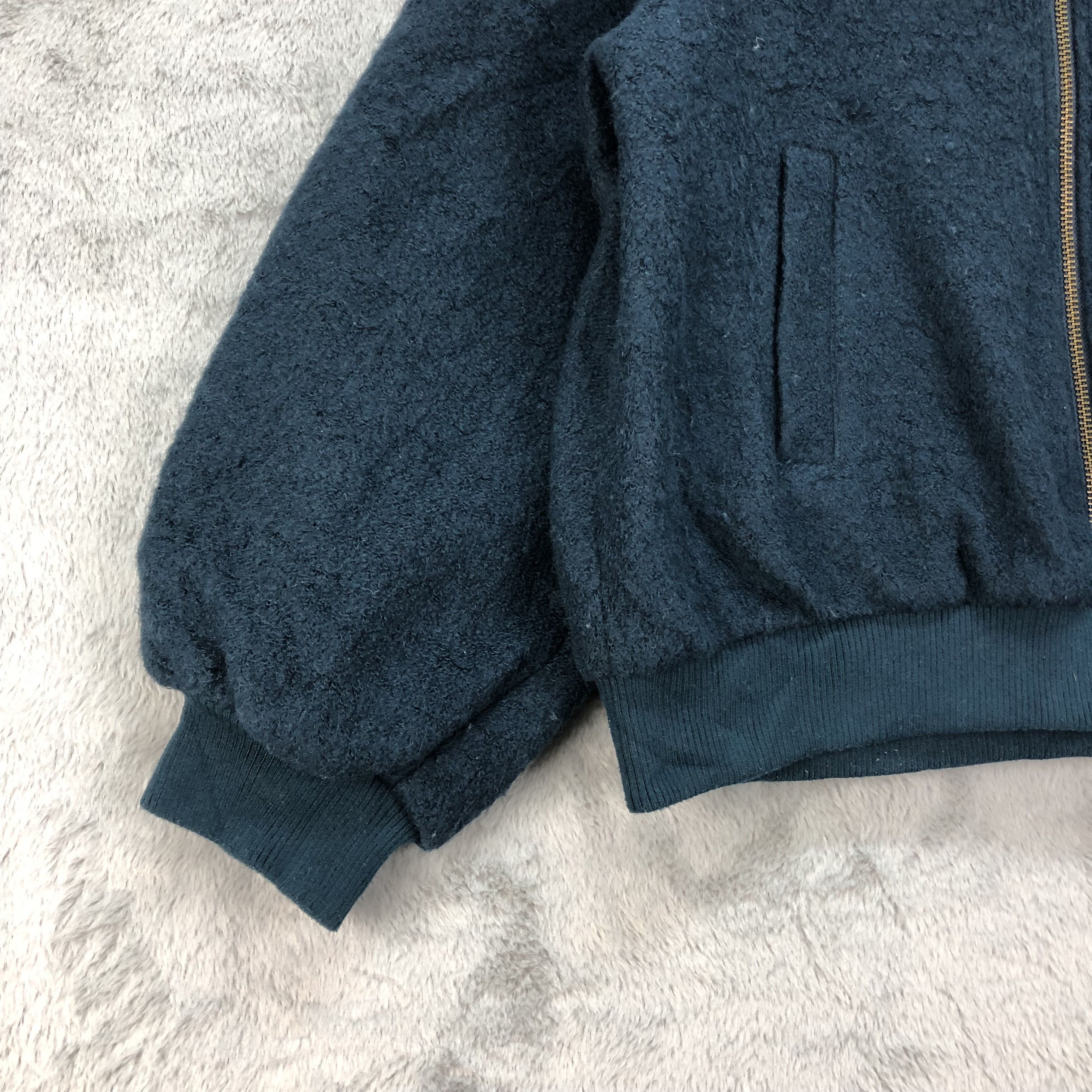 agnes b. Agnes B. Wool Bomber Jacket #4490-156 Size XS / US 0-2 / IT 36-38 - 4 Thumbnail