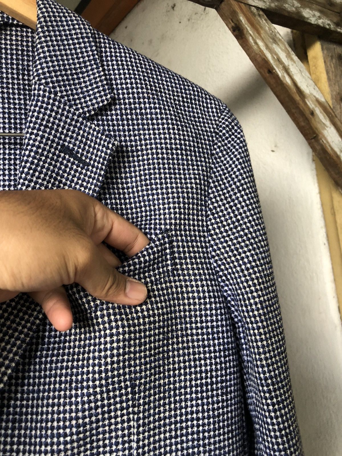 Ermenegildo Zegna Vintage Ermenegildo Zegna Tweed Single Breasted Blazer Size US M / EU 48-50 / 2 - 11 Thumbnail