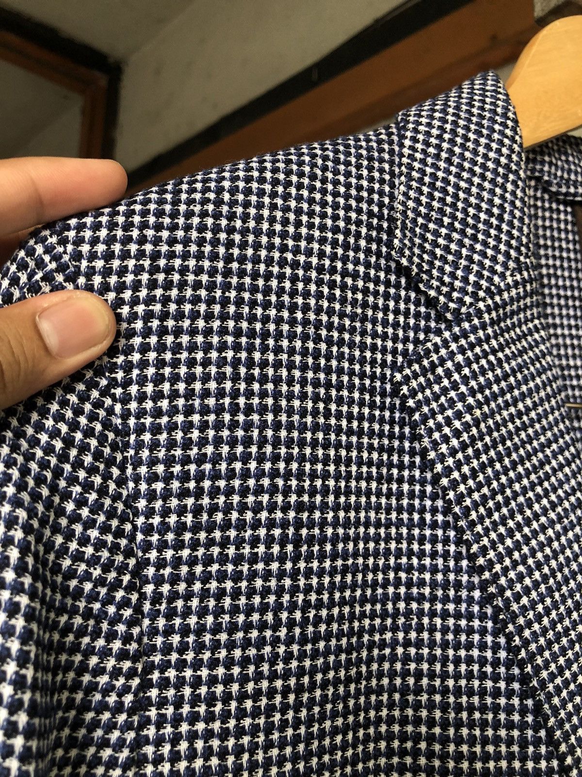 Ermenegildo Zegna Vintage Ermenegildo Zegna Tweed Single Breasted Blazer Size US M / EU 48-50 / 2 - 8 Thumbnail