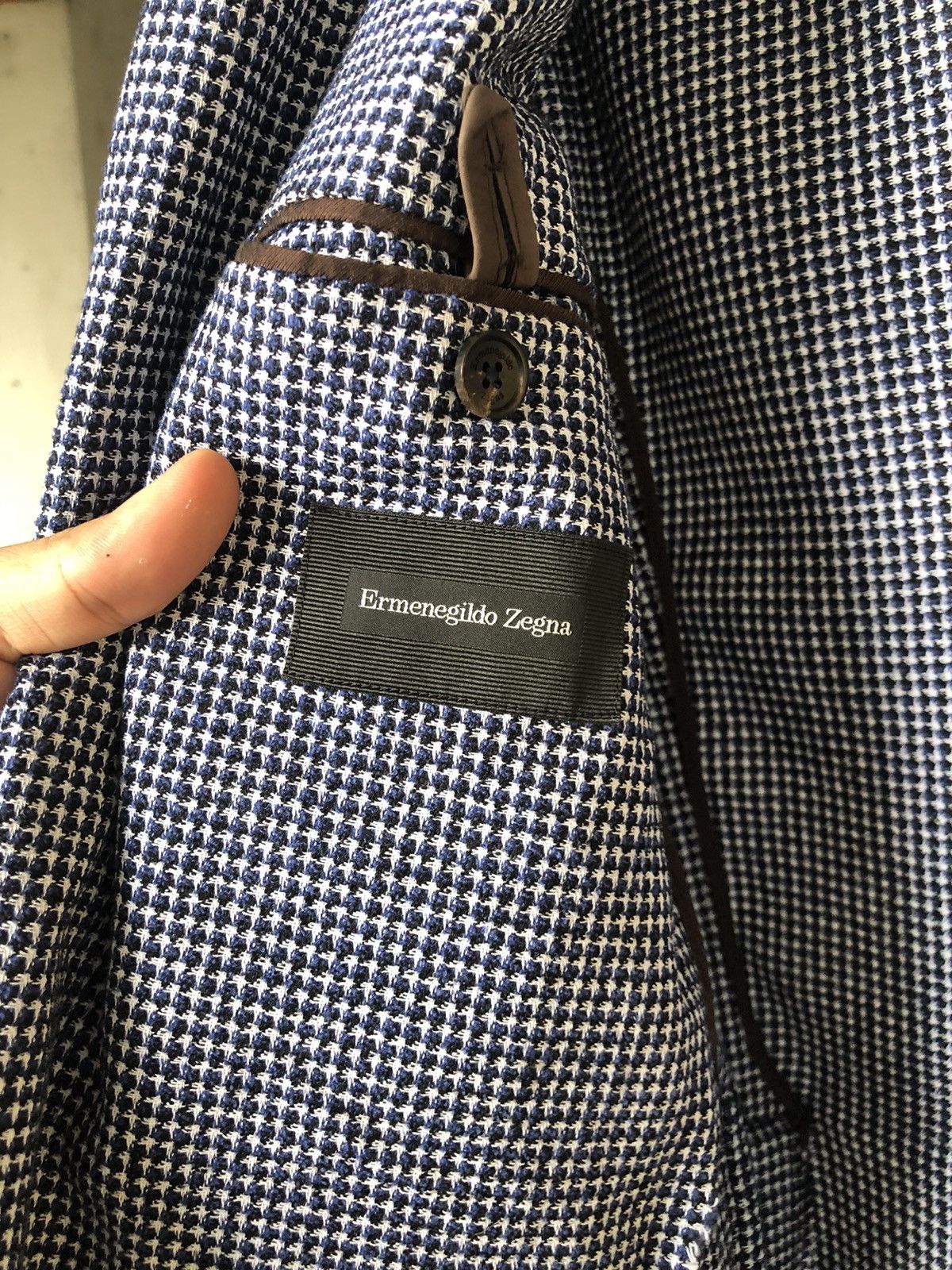 Ermenegildo Zegna Vintage Ermenegildo Zegna Tweed Single Breasted Blazer Size US M / EU 48-50 / 2 - 20 Thumbnail