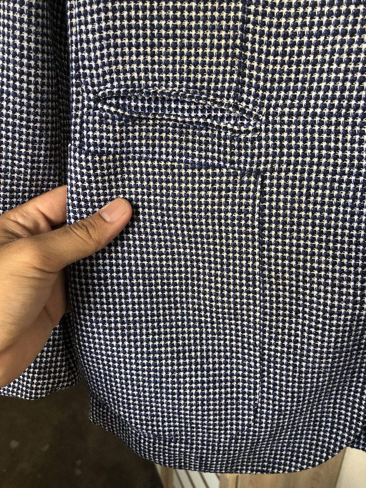 Ermenegildo Zegna Vintage Ermenegildo Zegna Tweed Single Breasted Blazer Size US M / EU 48-50 / 2 - 13 Thumbnail