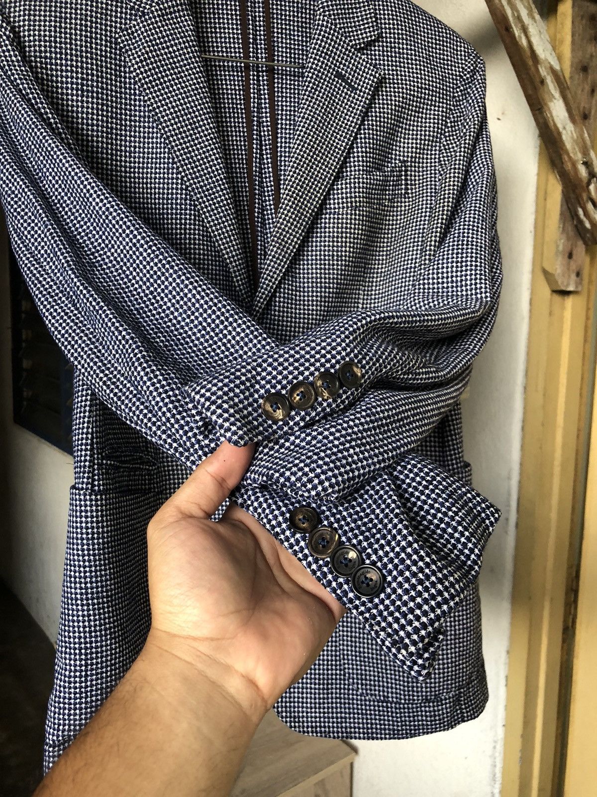 Ermenegildo Zegna Vintage Ermenegildo Zegna Tweed Single Breasted Blazer Size US M / EU 48-50 / 2 - 14 Thumbnail