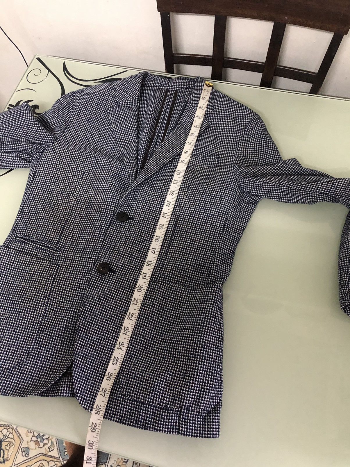 Ermenegildo Zegna Vintage Ermenegildo Zegna Tweed Single Breasted Blazer Size US M / EU 48-50 / 2 - 23 Thumbnail