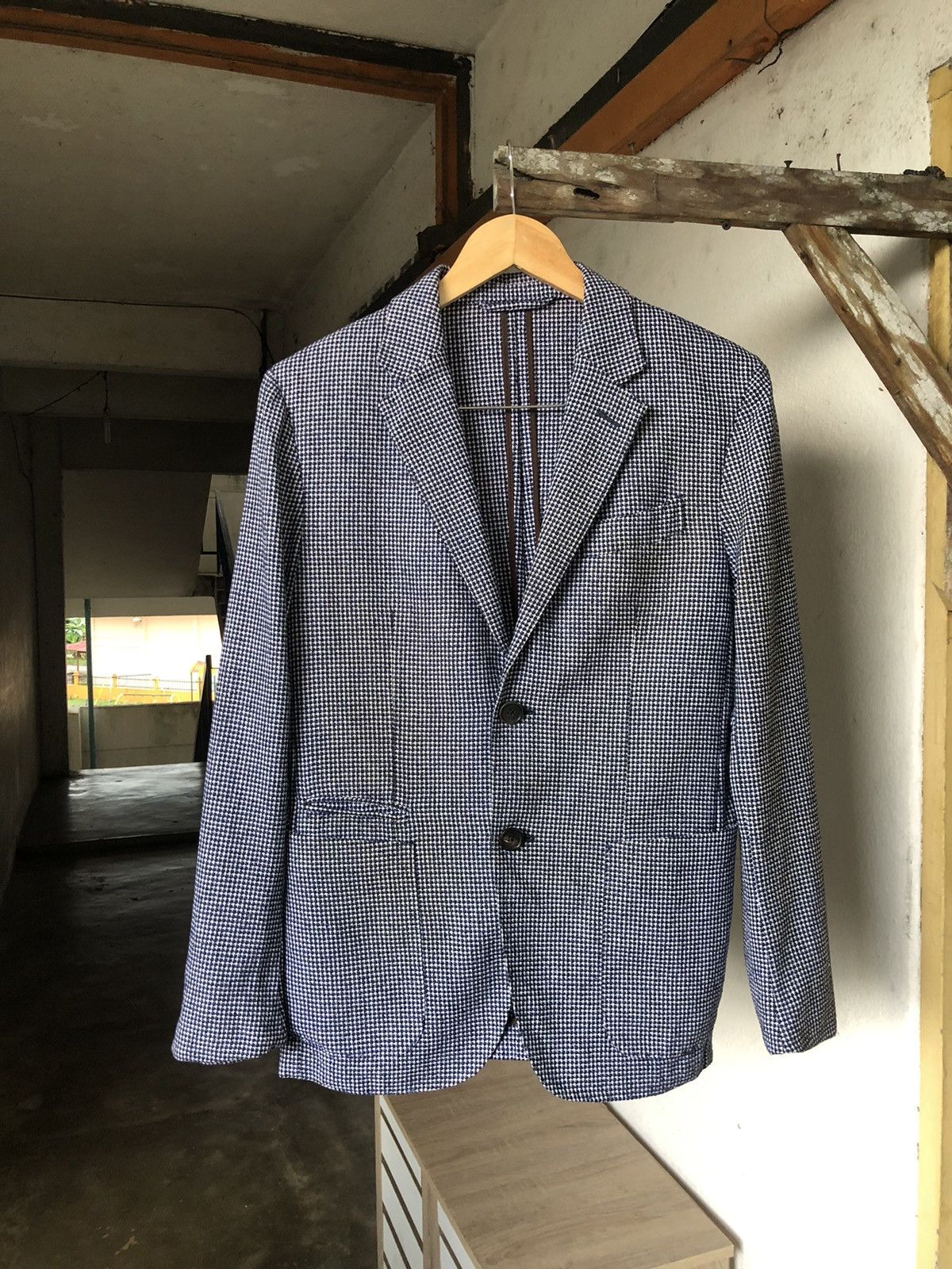 Ermenegildo Zegna Vintage Ermenegildo Zegna Tweed Single Breasted Blazer Size US M / EU 48-50 / 2 - 5 Thumbnail
