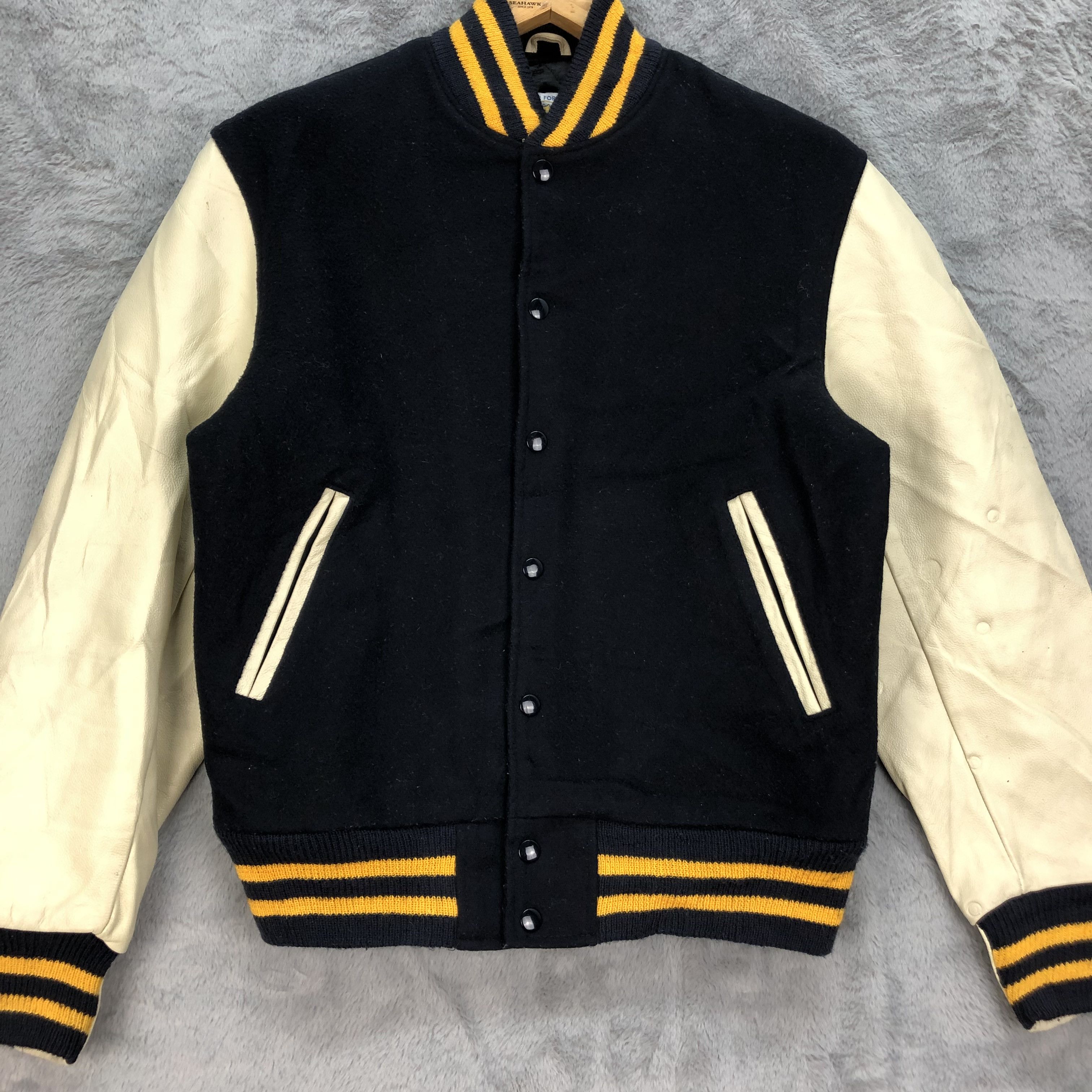 Other Vintage GB Sport Made in USA Wool Leather Varsity #4891-31 Size US S / EU 44-46 / 1 - 3 Thumbnail