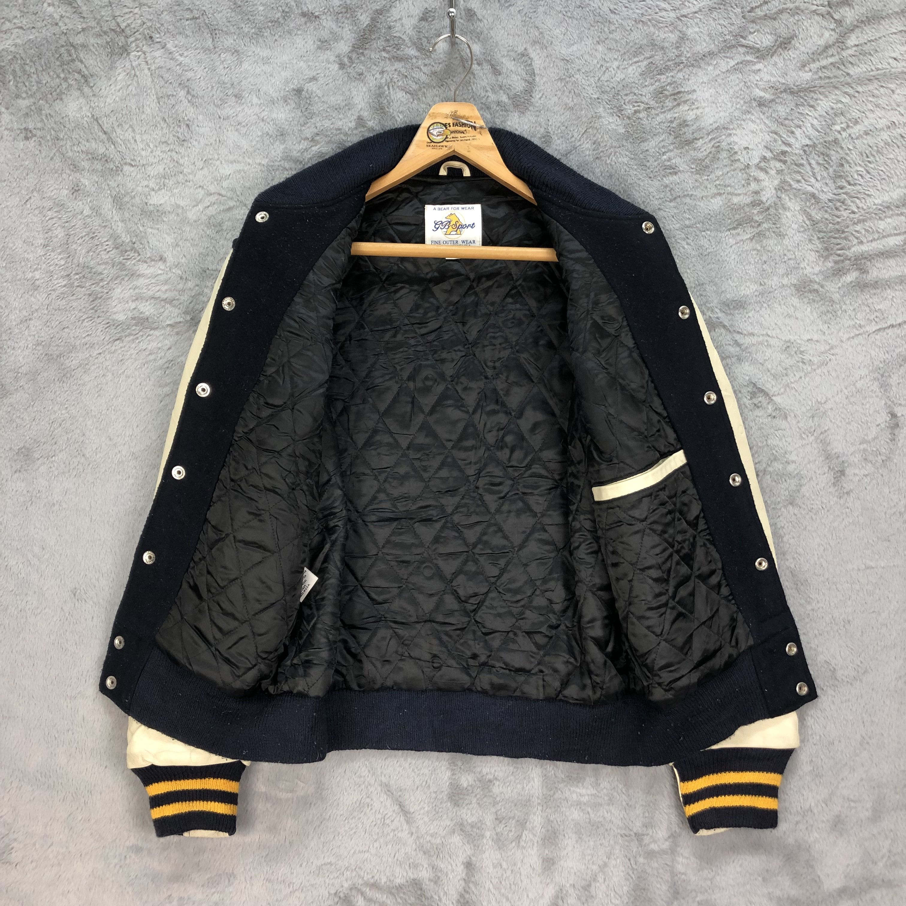 Other Vintage GB Sport Made in USA Wool Leather Varsity #4891-31 Size US S / EU 44-46 / 1 - 7 Thumbnail