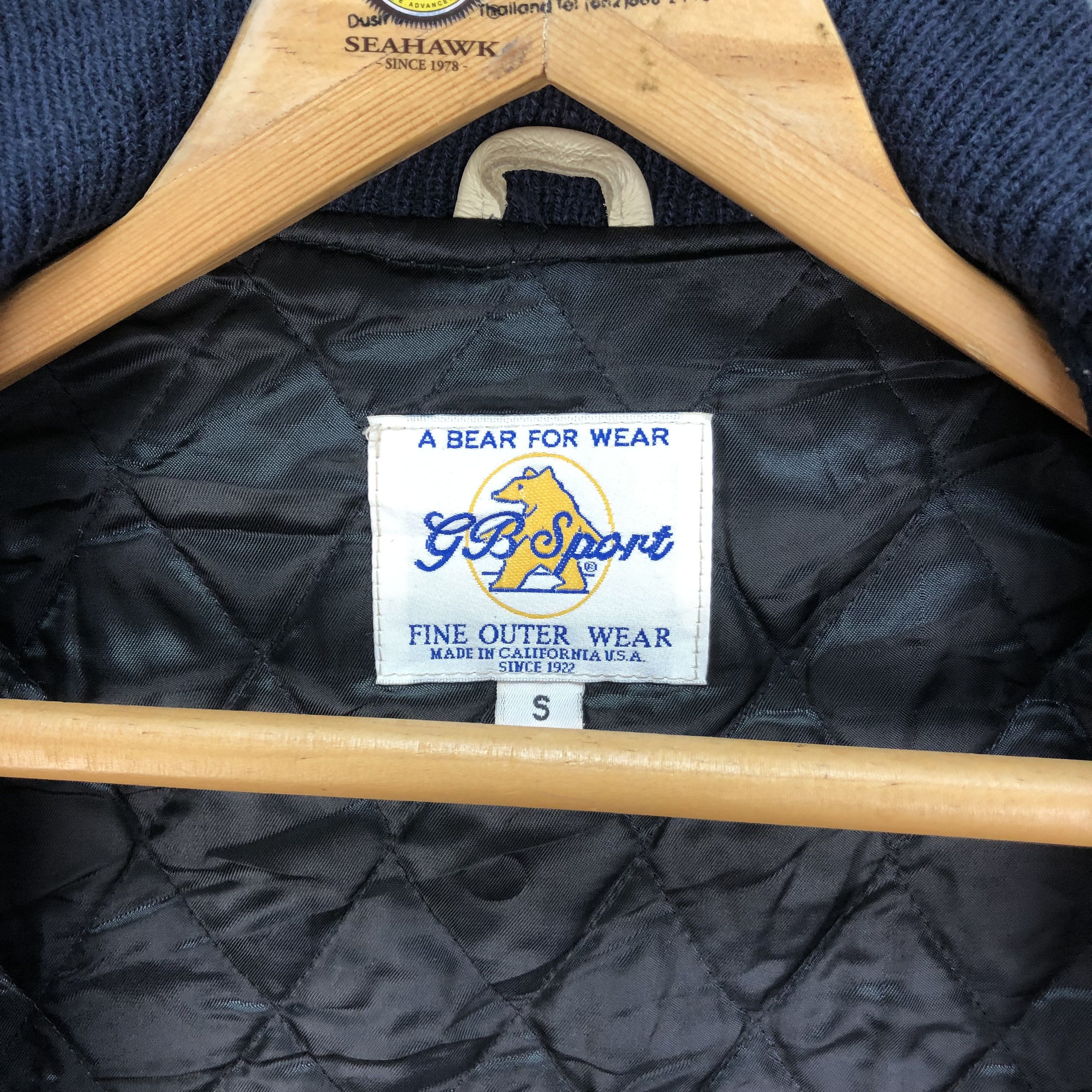 Other Vintage GB Sport Made in USA Wool Leather Varsity #4891-31 Size US S / EU 44-46 / 1 - 8 Thumbnail