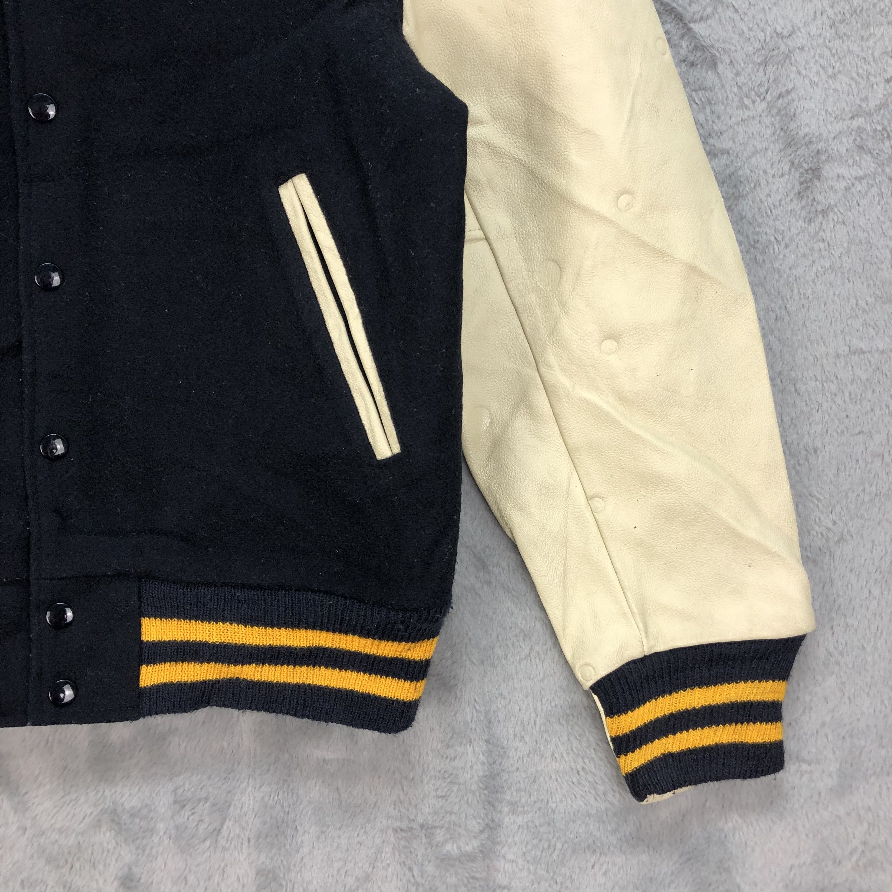 Other Vintage GB Sport Made in USA Wool Leather Varsity #4891-31 Size US S / EU 44-46 / 1 - 6 Thumbnail