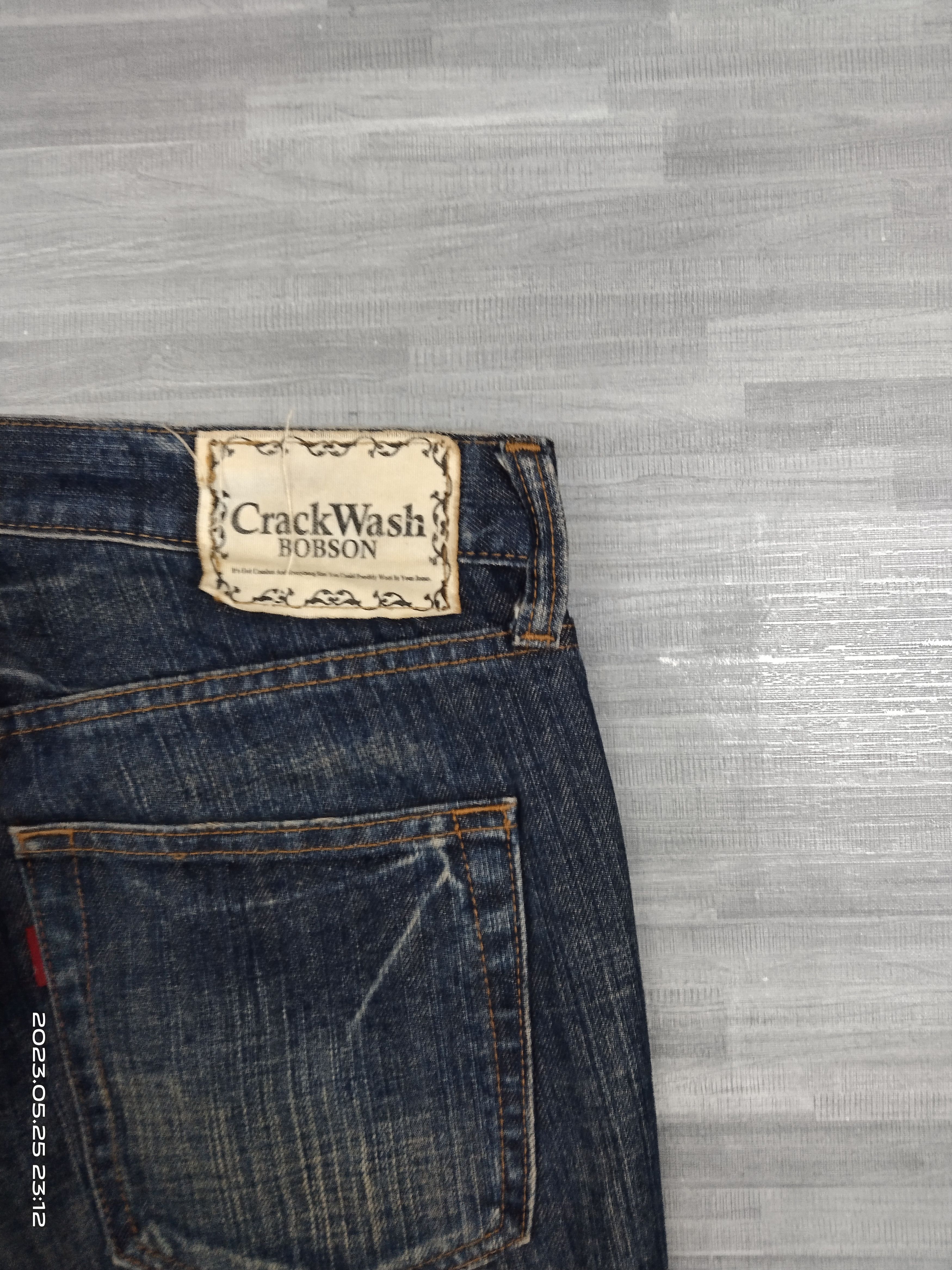 Japanese Brand FLARE SICK CRACKWASH BOBSON DENIM PANTS Size US 30 / EU 46 - 9 Thumbnail