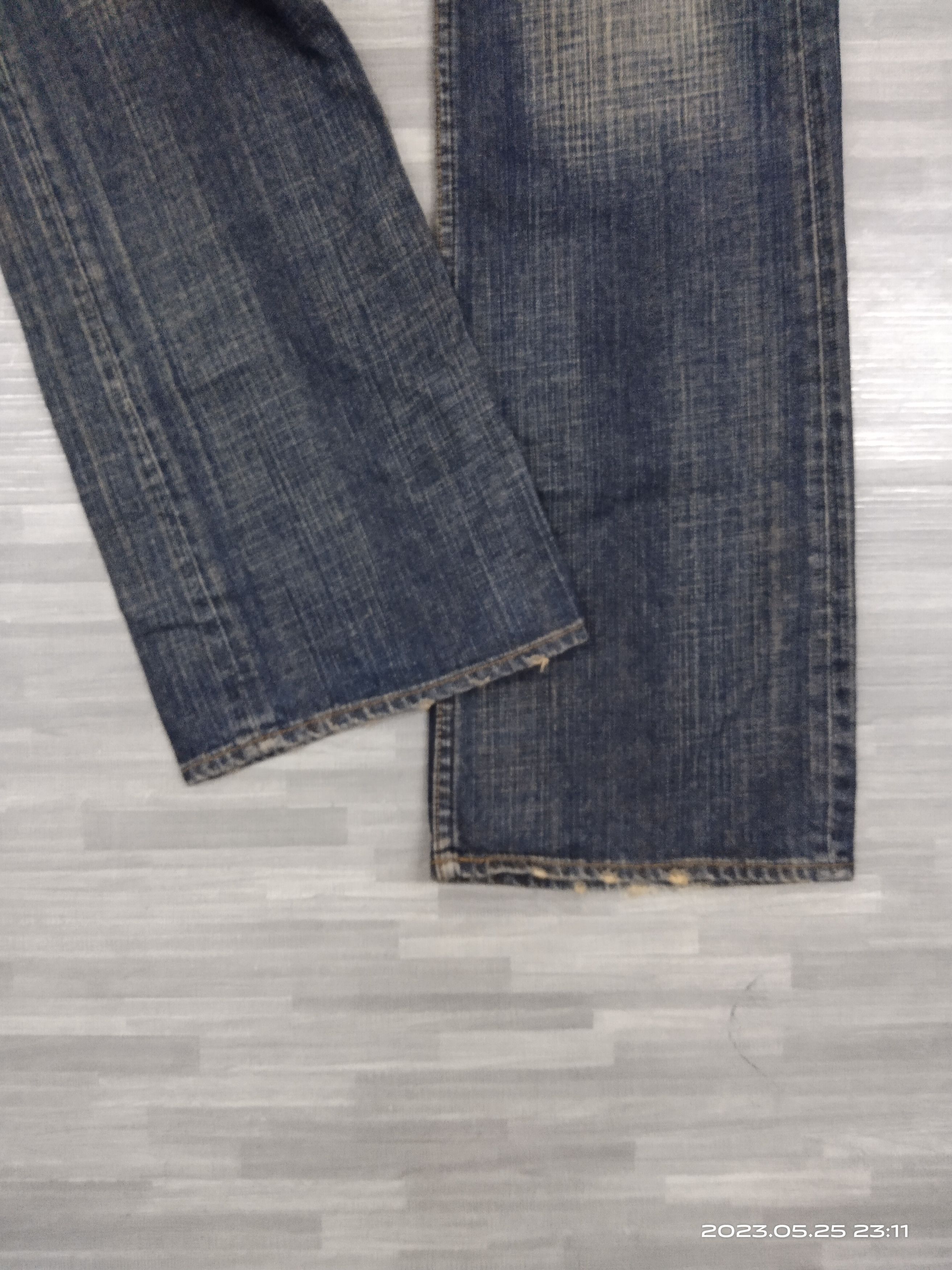 Japanese Brand FLARE SICK CRACKWASH BOBSON DENIM PANTS Size US 30 / EU 46 - 7 Thumbnail