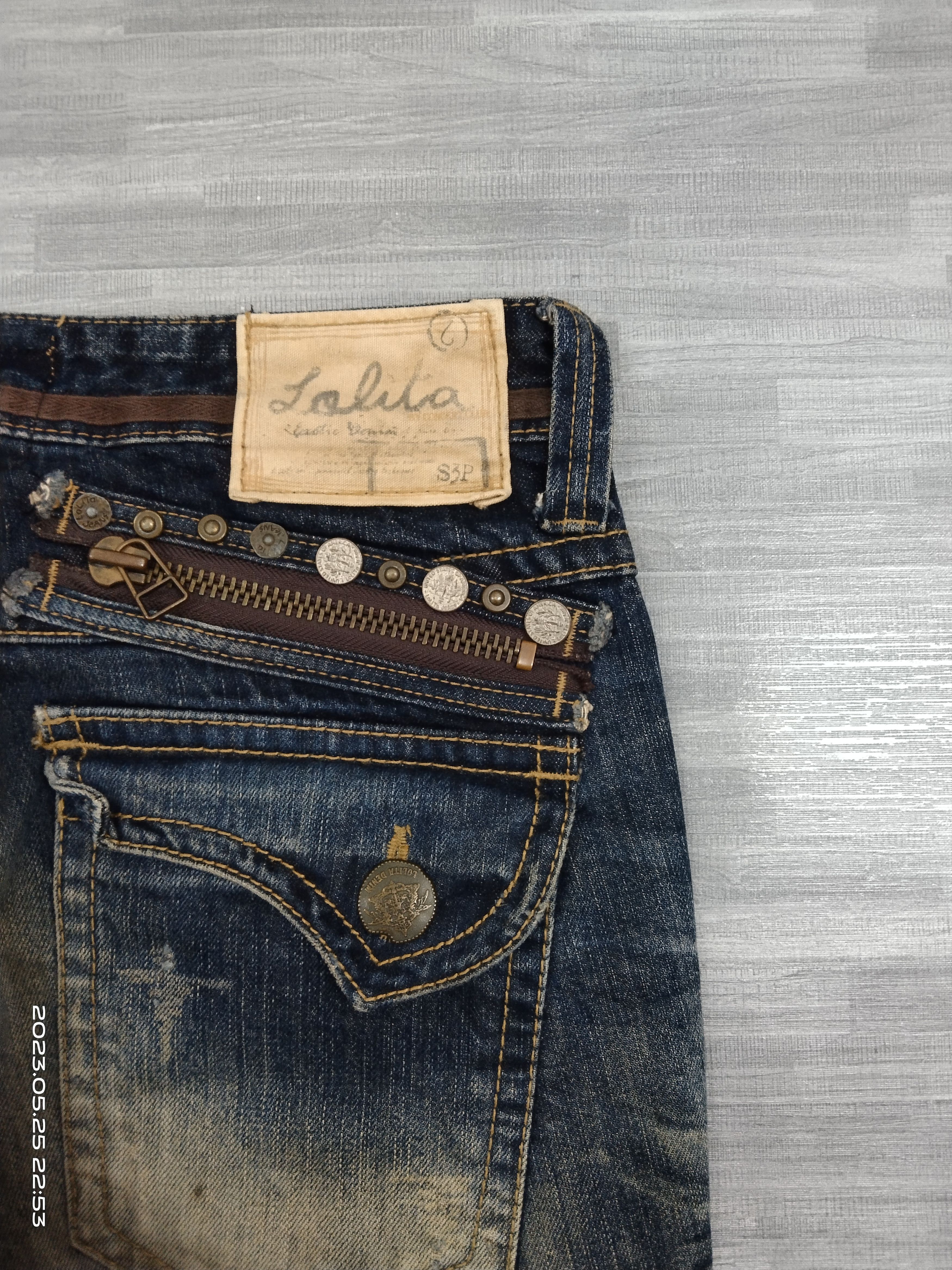 If Six Was Nine × Rusty SiCK RUSTY LOLITA DENIM PANTS Size US 30 / EU 46 - 10 Thumbnail