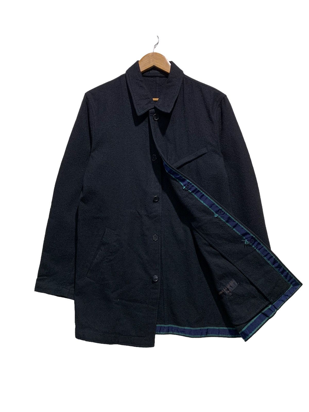 Comme des Garcons × Comme des Garcons Homme 🔥CdGH AD2001 WOOL BLACK JACKETS Size US M / EU 48-50 / 2 - 1 Thumbnail