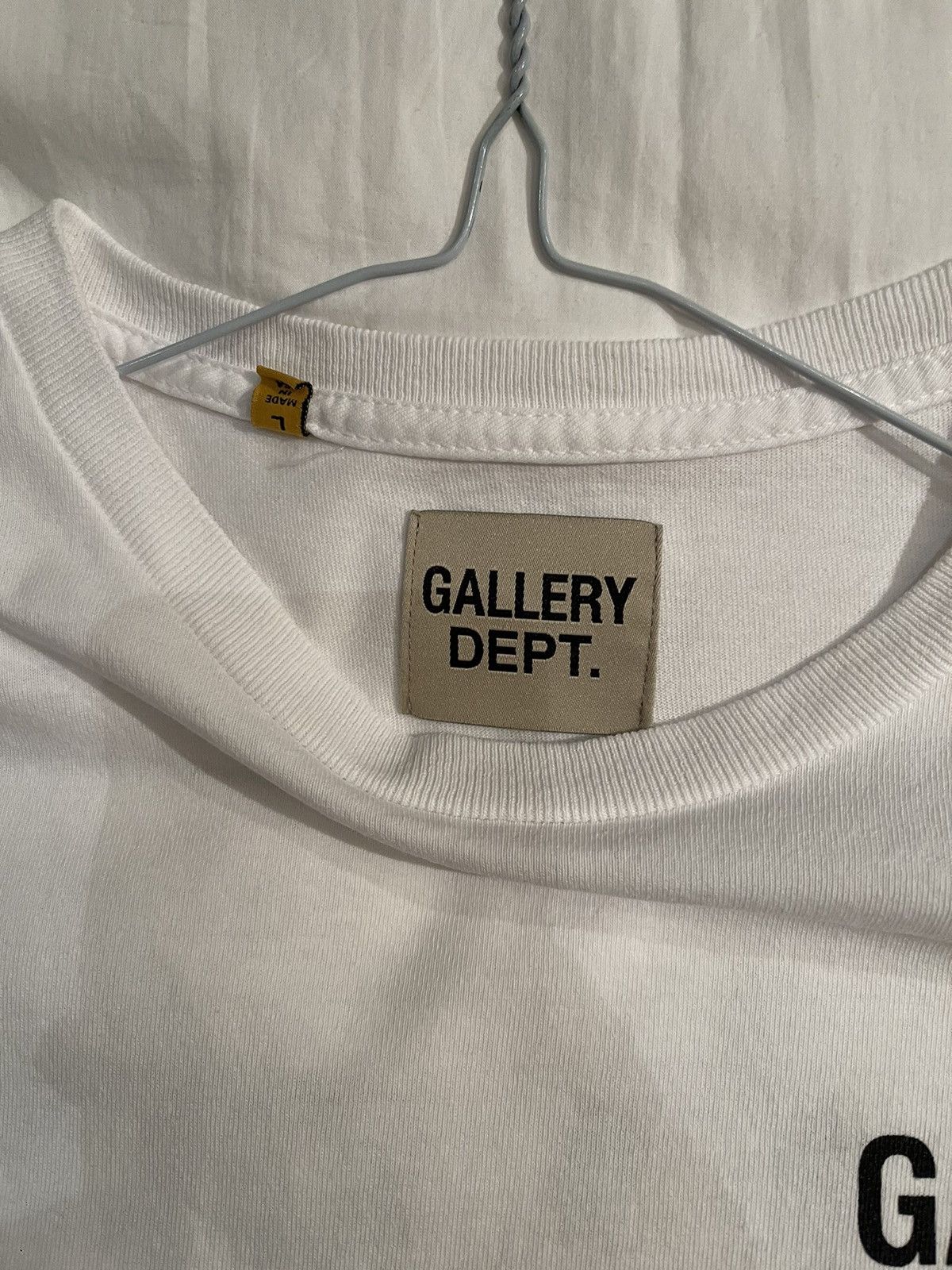 Gallery Dept. Gallery Dept. ‘Hollywood’ Exclusive white T-Shirt Size US L / EU 52-54 / 3 - 3 Thumbnail