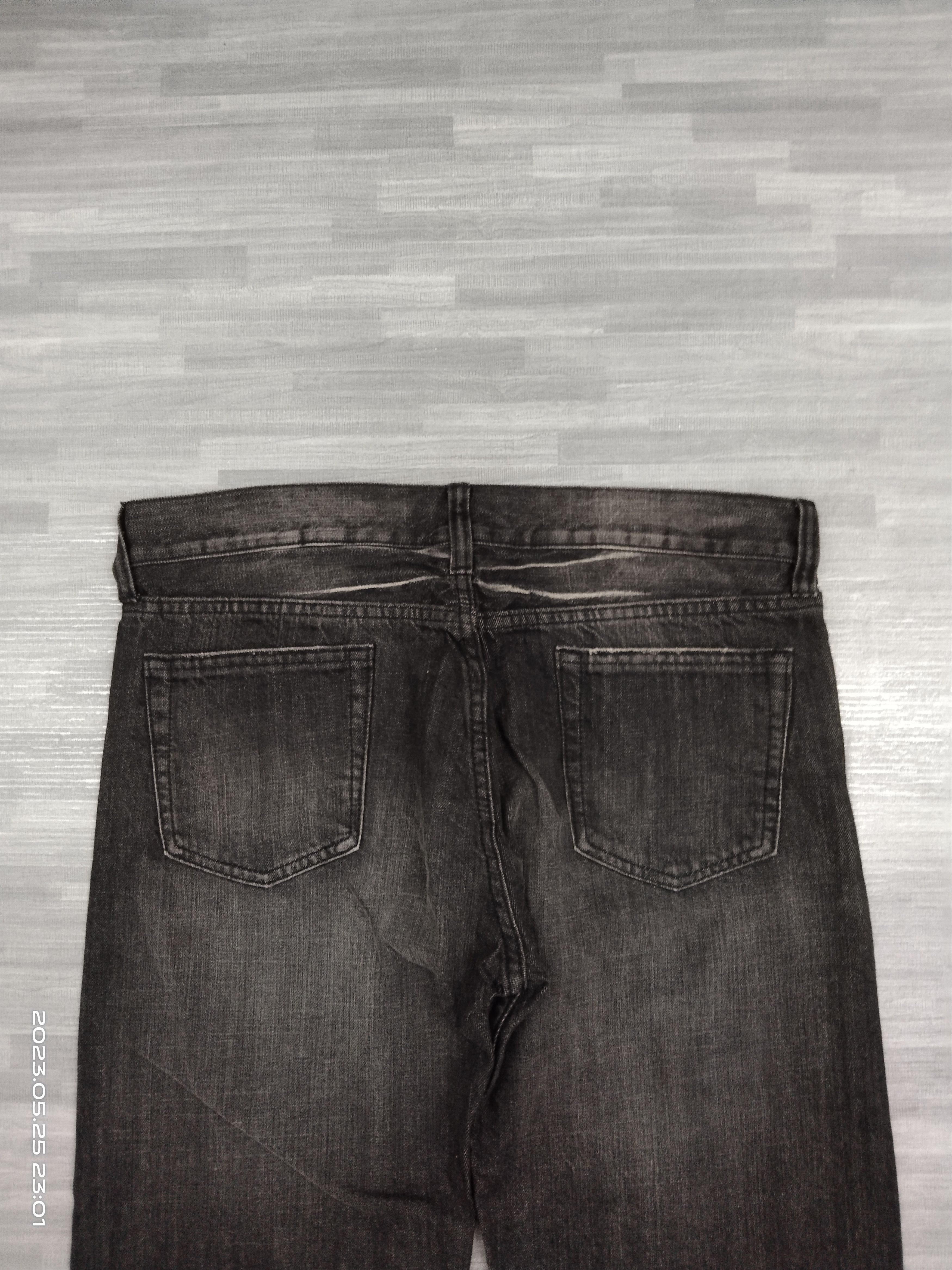 If Six Was Nine SiCK WASHED BLACK ORIRIN DENIM PANTS Size US 32 / EU 48 - 5 Thumbnail