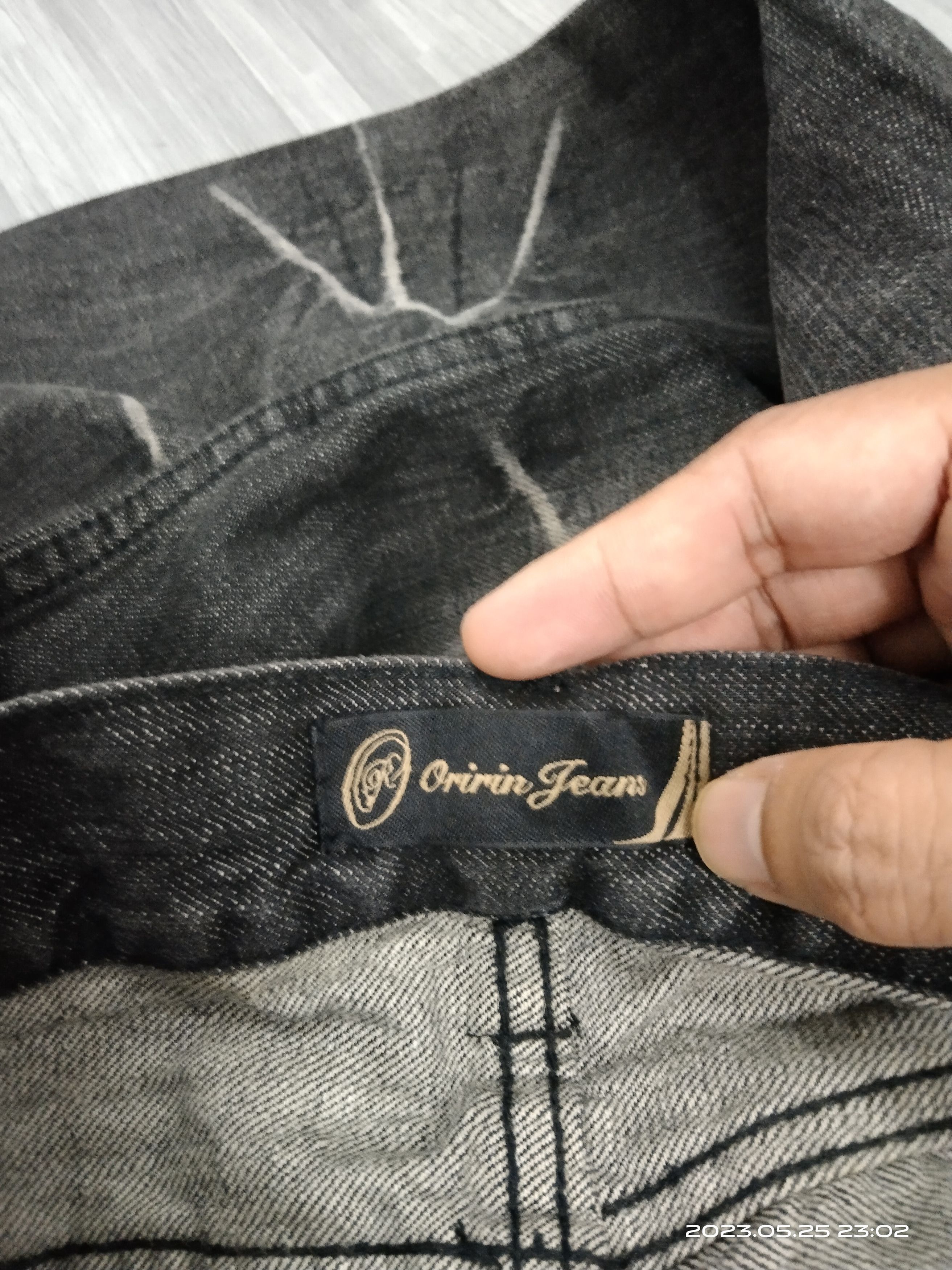 If Six Was Nine SiCK WASHED BLACK ORIRIN DENIM PANTS Size US 32 / EU 48 - 8 Thumbnail