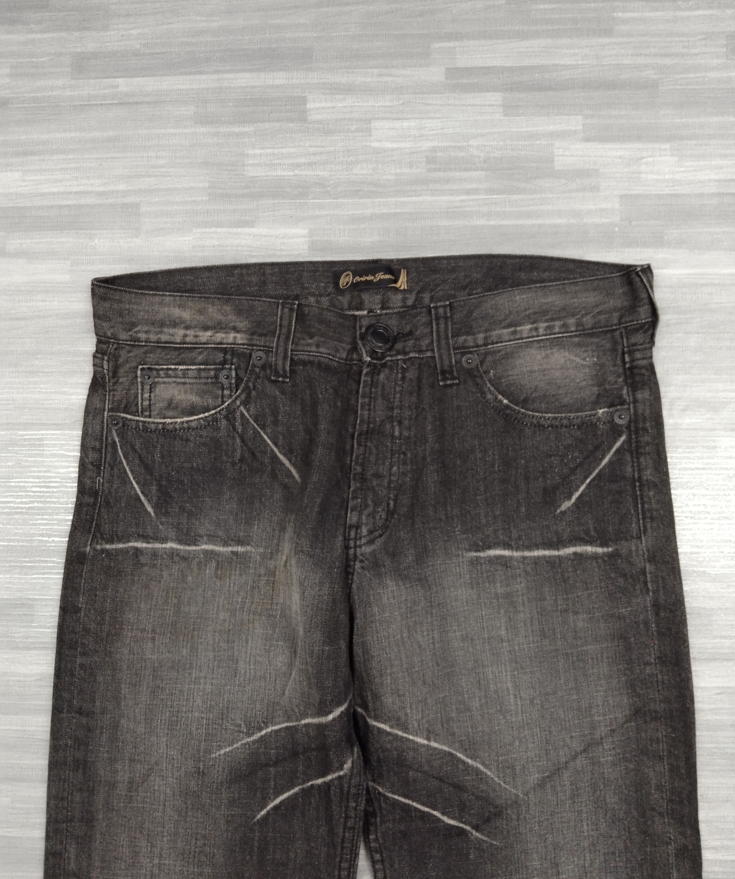If Six Was Nine SiCK WASHED BLACK ORIRIN DENIM PANTS Size US 32 / EU 48 - 4 Thumbnail