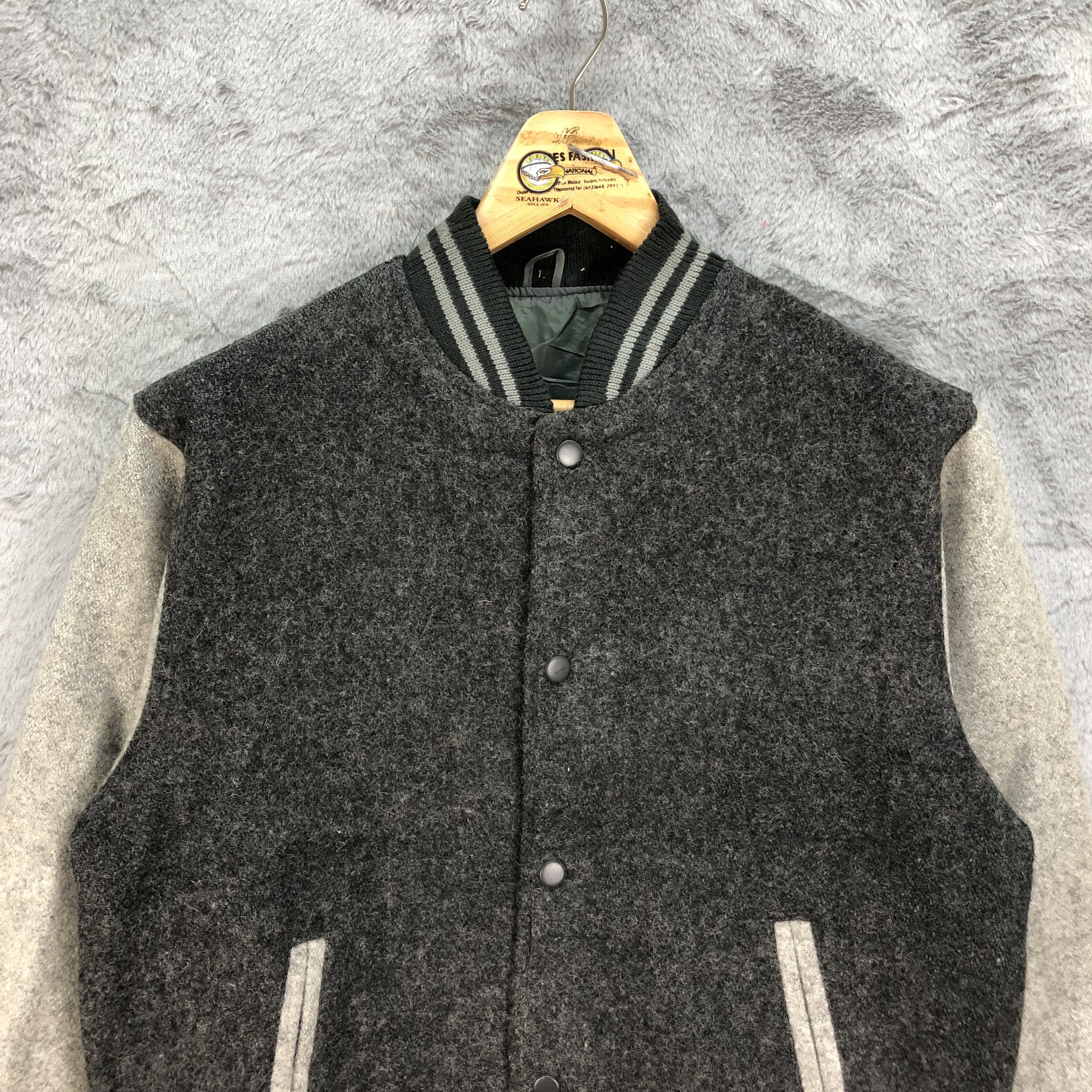 Other Vintage Made in Japan Wool Varsity Jacket #4792-170 Size US L / EU 52-54 / 3 - 2 Thumbnail