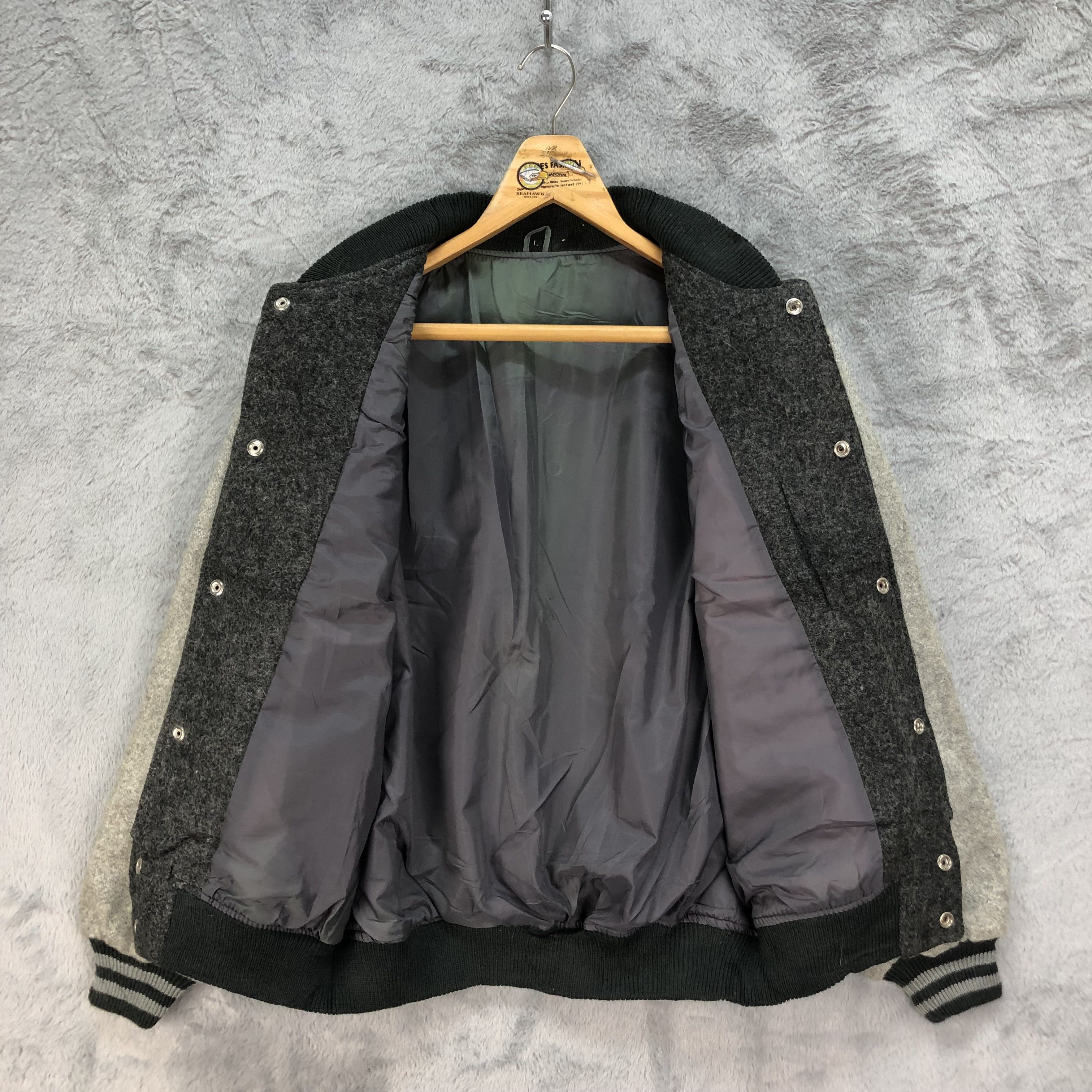 Other Vintage Made in Japan Wool Varsity Jacket #4792-170 Size US L / EU 52-54 / 3 - 6 Thumbnail