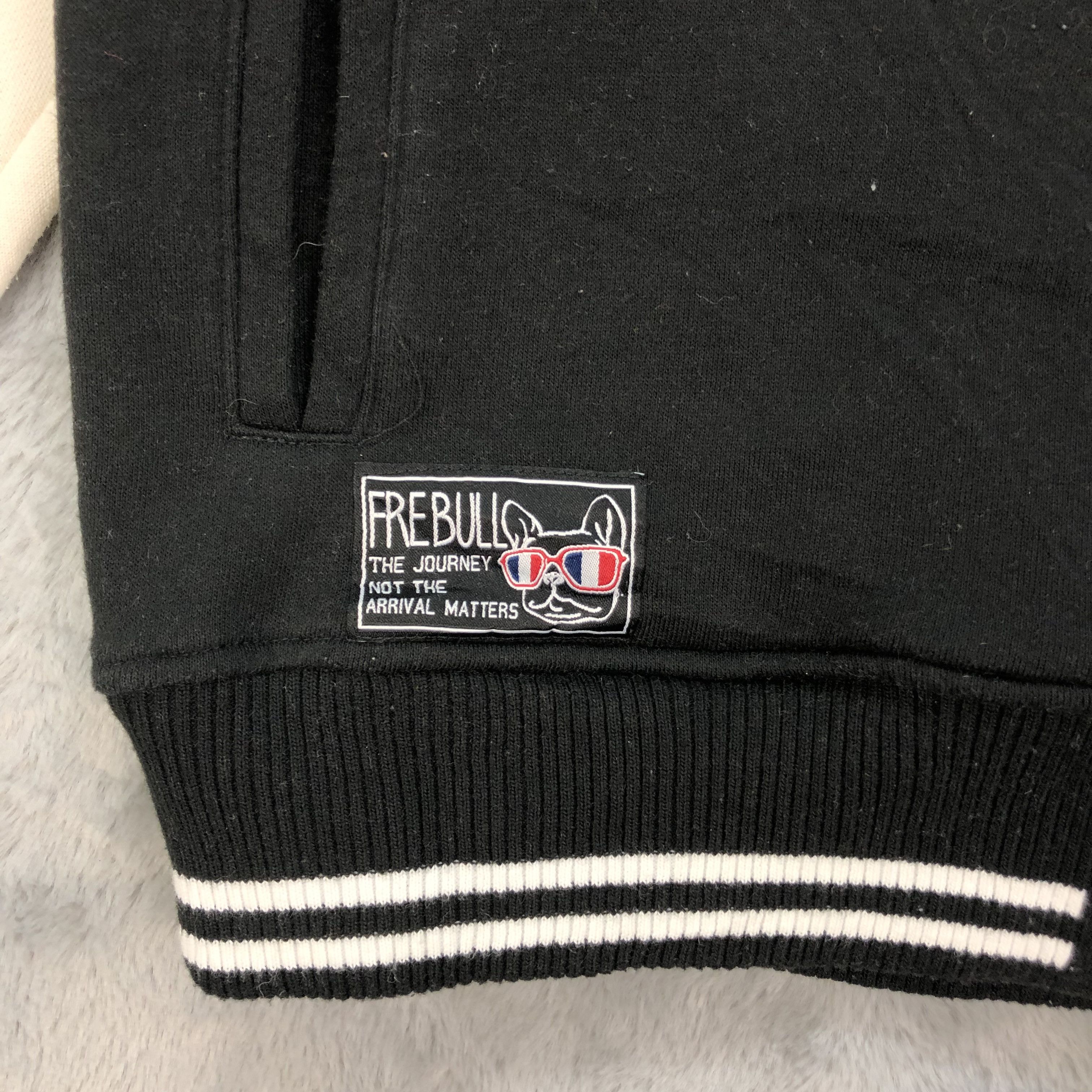 Japanese Brand FRE BULL Patches Logo Varsity Sweater #4822-172 Size US L / EU 52-54 / 3 - 5 Thumbnail