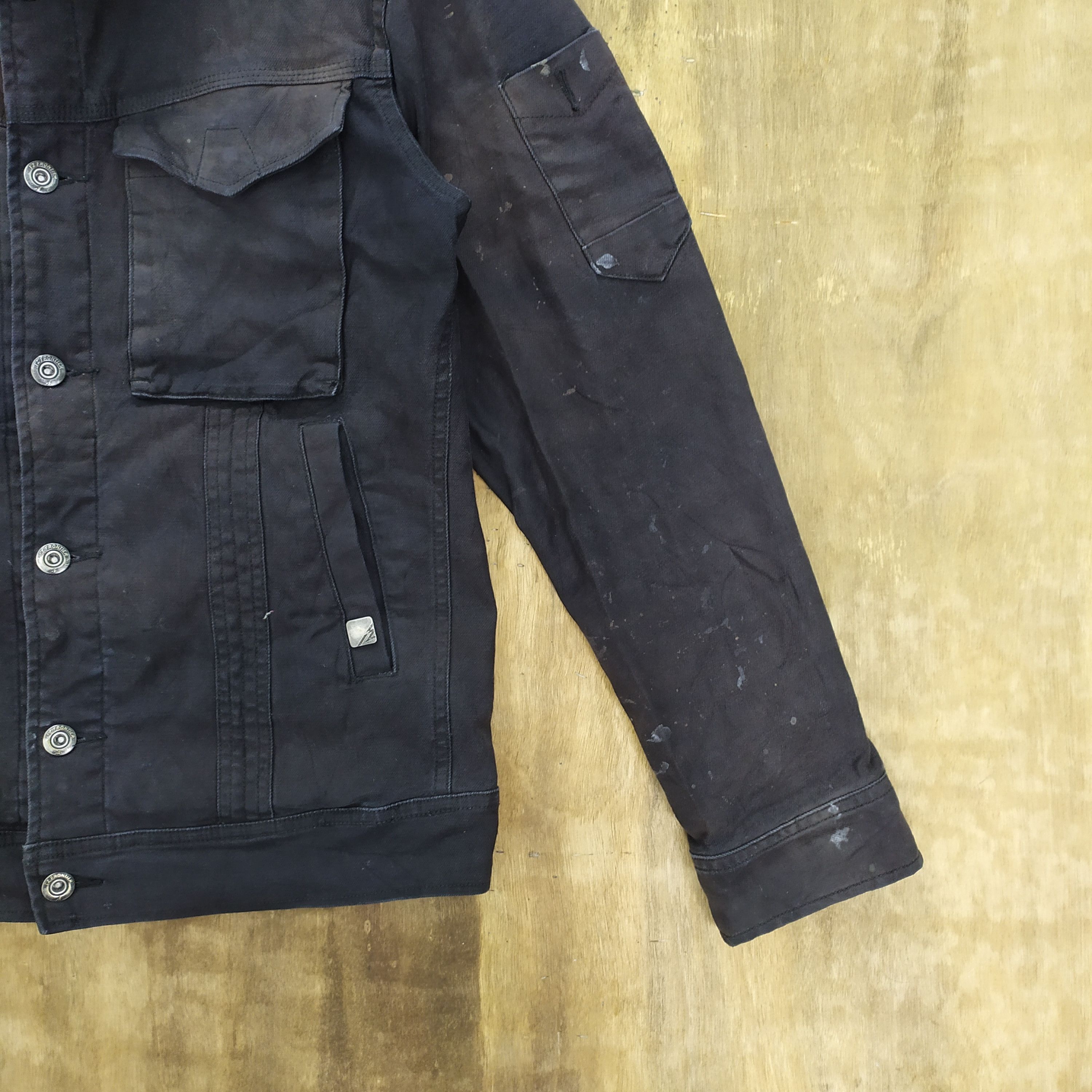 Japanese Brand IZ FRONTIER 5 POCKET DENIM JACKET /FADED COLOUR Size US S / EU 44-46 / 1 - 2 Thumbnail