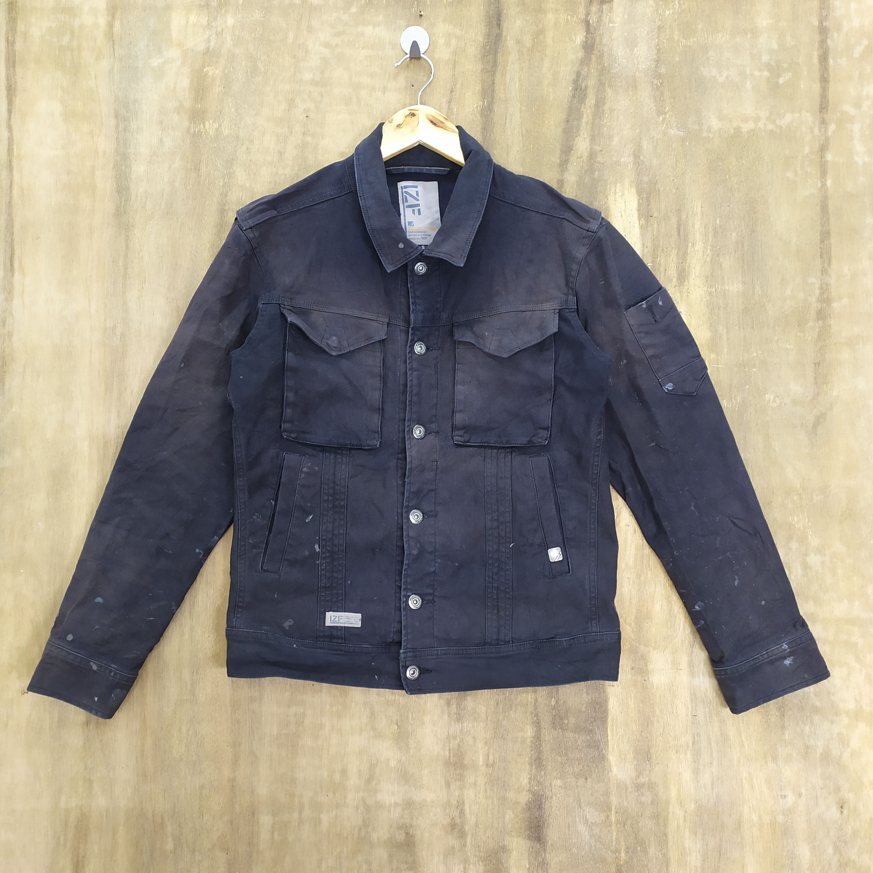 Japanese Brand IZ FRONTIER 5 POCKET DENIM JACKET /FADED COLOUR Size US S / EU 44-46 / 1 - 11 Thumbnail