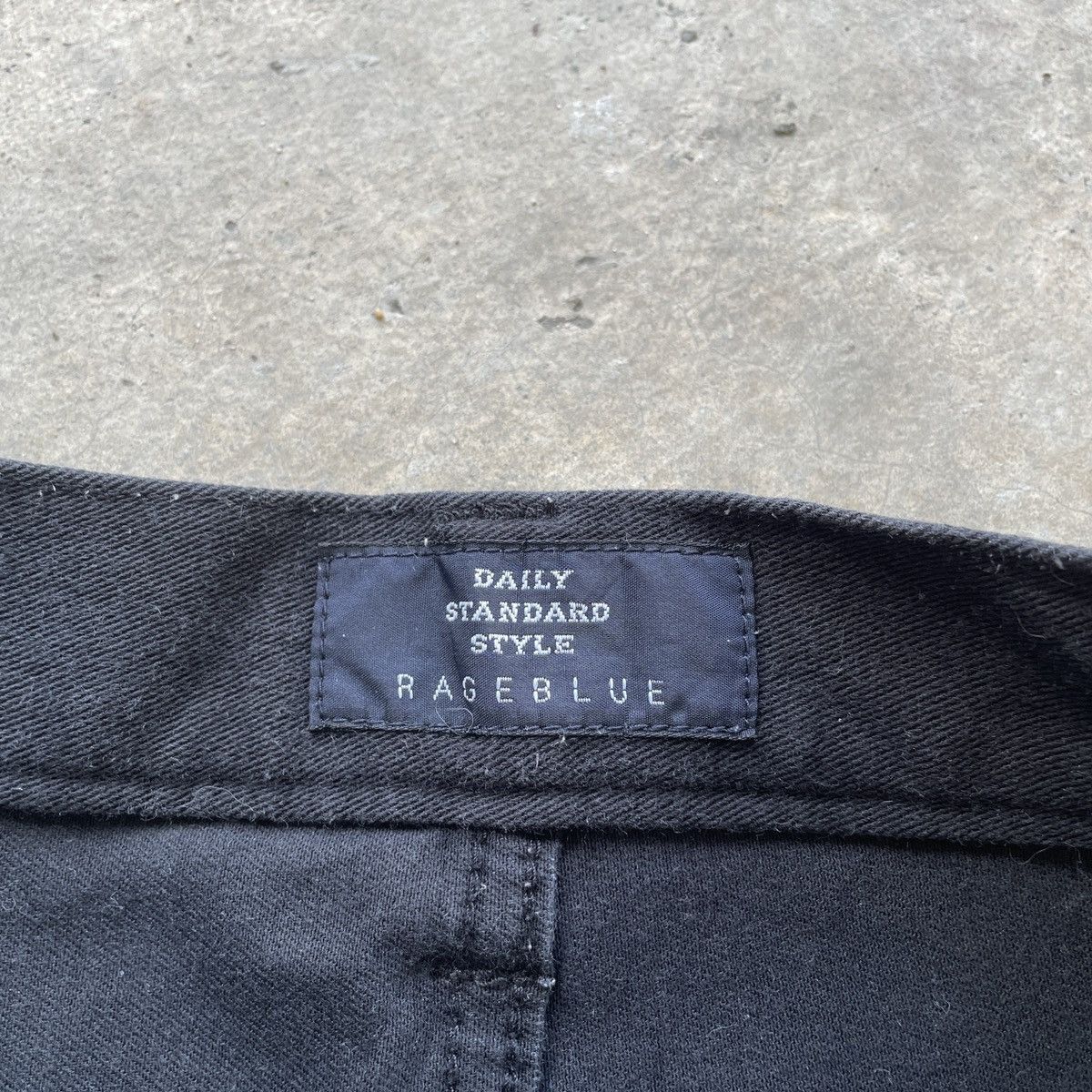 Japanese Brand Vintage Rageblue Japanese Trousers Casual Pants Black W28x27 Size US 28 / EU 44 - 8 Thumbnail