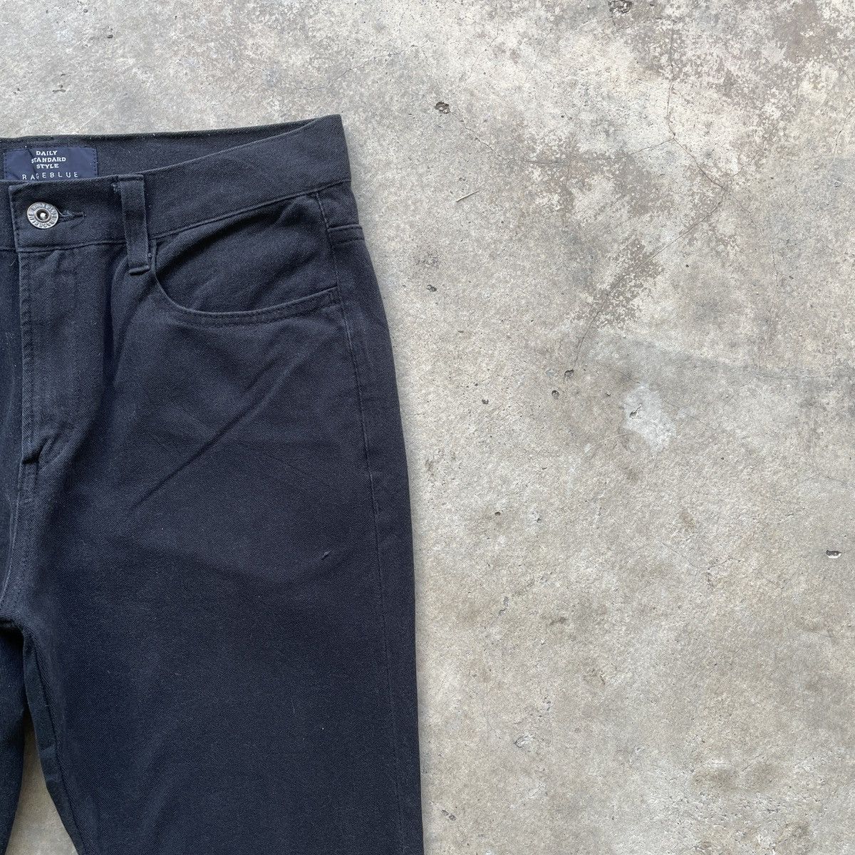 Japanese Brand Vintage Rageblue Japanese Trousers Casual Pants Black W28x27 Size US 28 / EU 44 - 6 Thumbnail