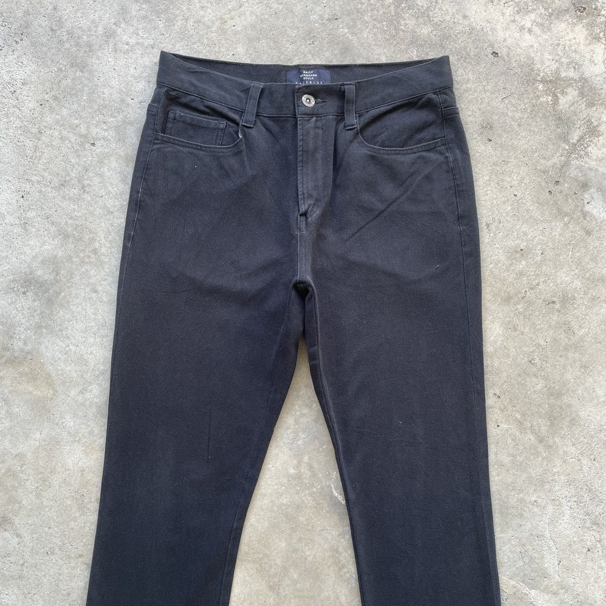 Japanese Brand Vintage Rageblue Japanese Trousers Casual Pants Black W28x27 Size US 28 / EU 44 - 3 Thumbnail