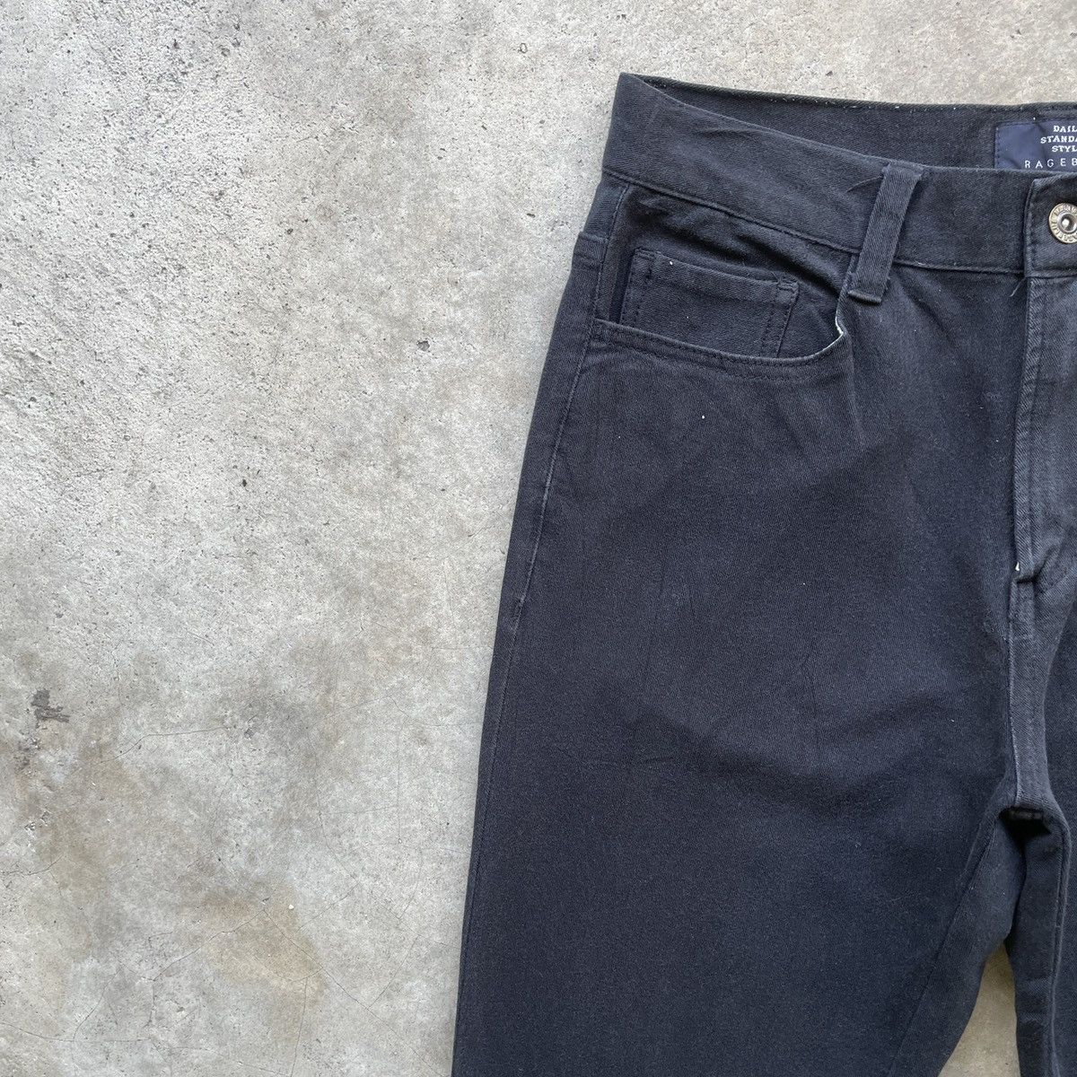 Japanese Brand Vintage Rageblue Japanese Trousers Casual Pants Black W28x27 Size US 28 / EU 44 - 5 Thumbnail
