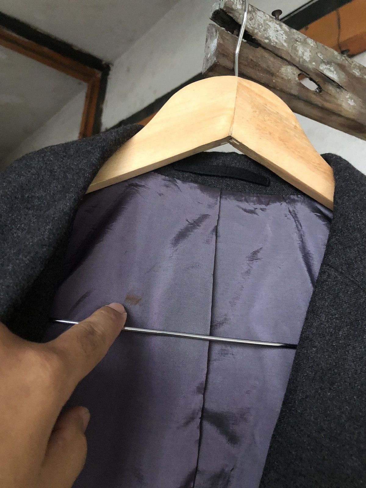 Loro Piana Vintage Loro Piana x Kiyoko Takase Single Breasted Blazer Size M / US 6-8 / IT 42-44 - 16 Thumbnail