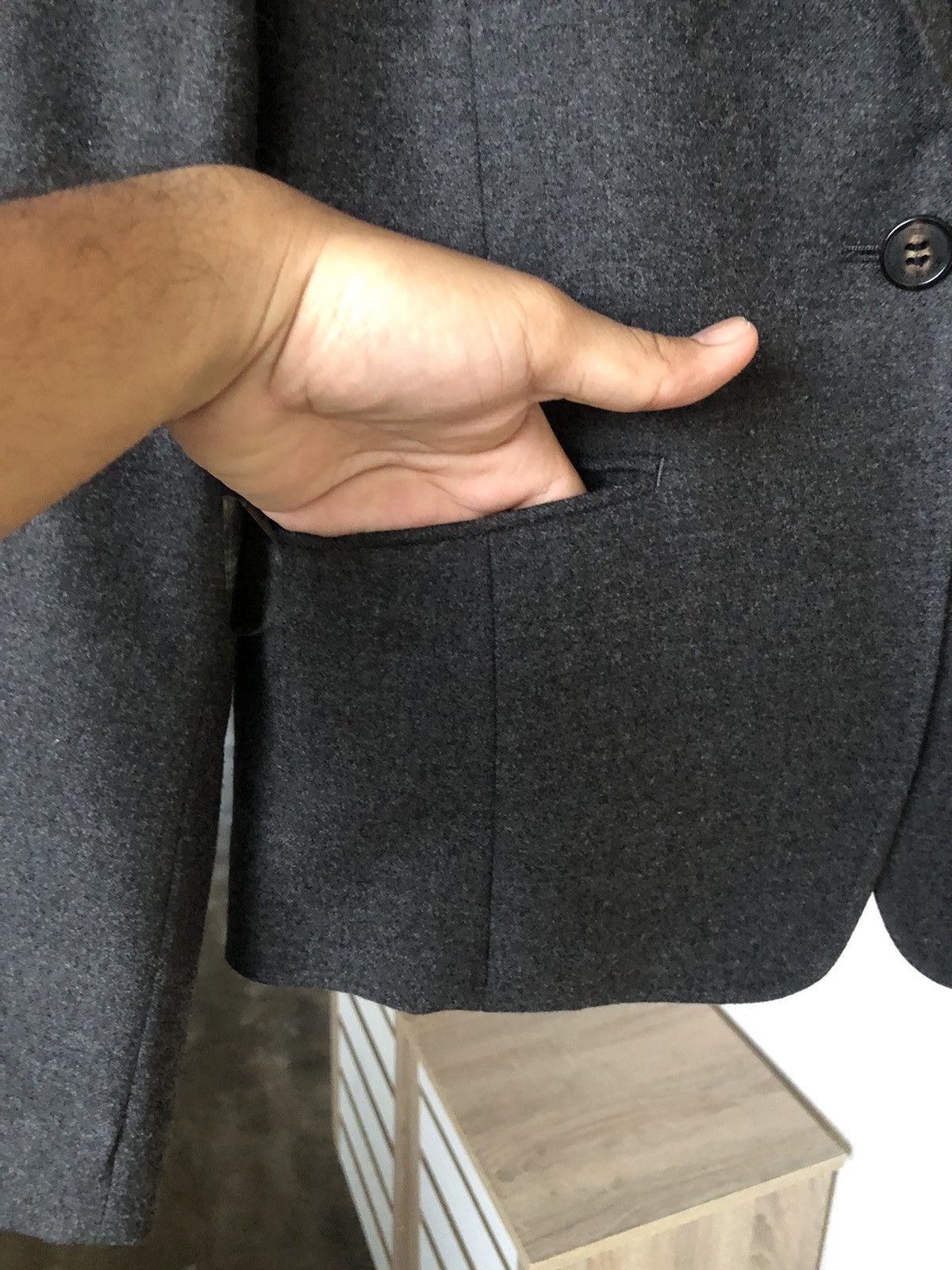 Loro Piana Vintage Loro Piana x Kiyoko Takase Single Breasted Blazer Size M / US 6-8 / IT 42-44 - 9 Thumbnail
